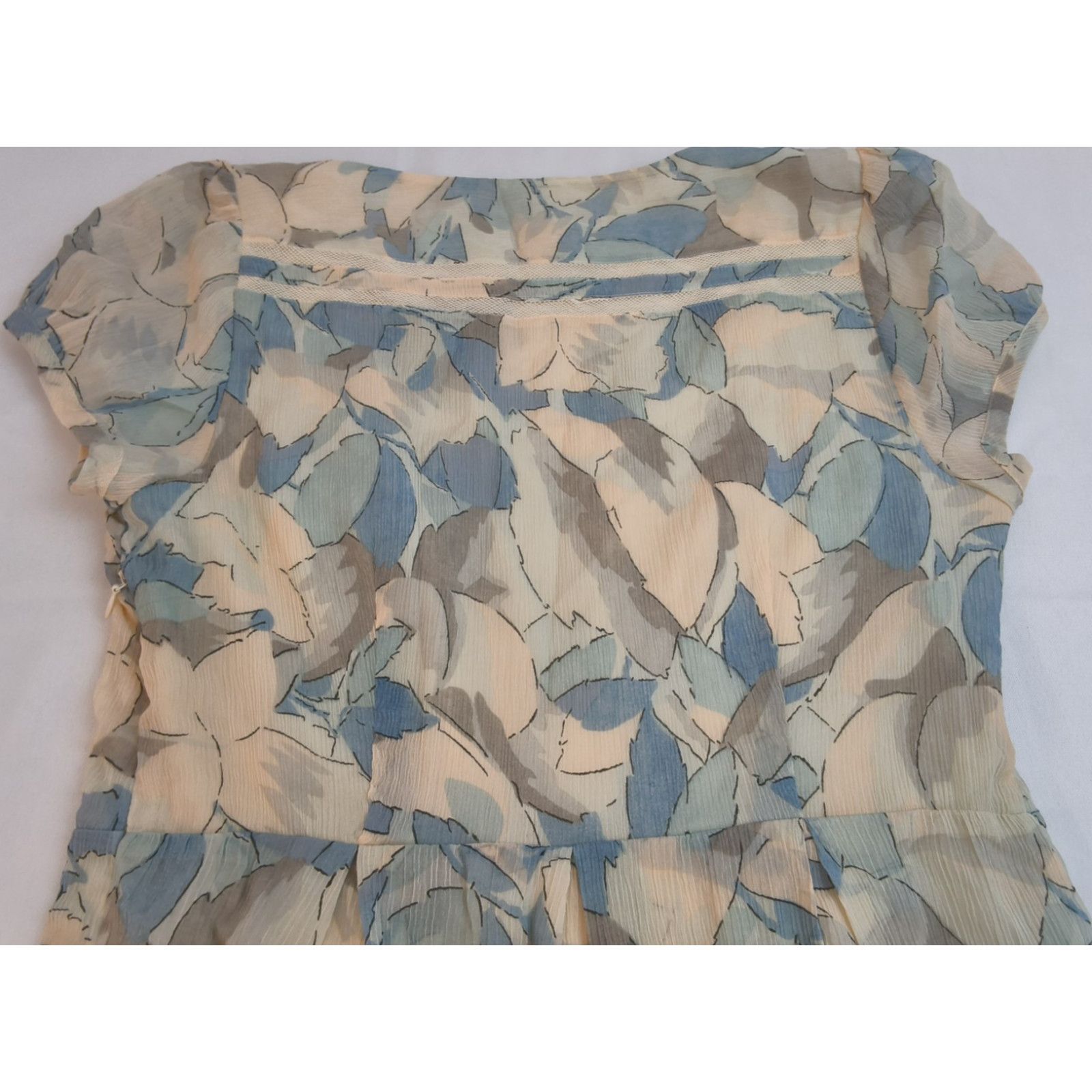 Anthropologie Anthropologie Moulinette Soeurs Babydoll Women 8 Blue/White Size M / US 6-8 / IT 42-44 - 5 Thumbnail