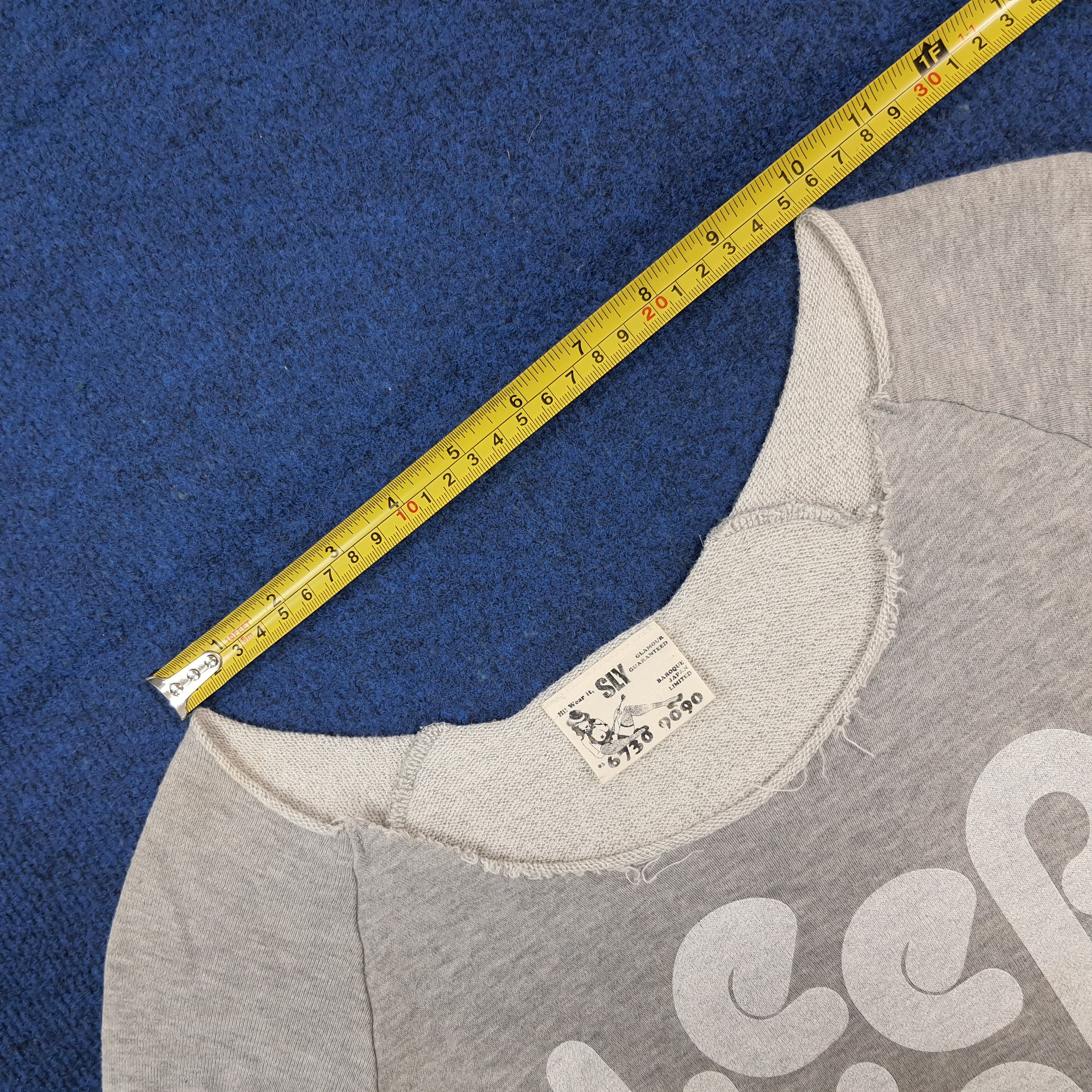 SLY Vintage SLY Japan Graphic Sweatshirt Dress C301N45 Size S / US 4 / IT 40 - 9 Thumbnail