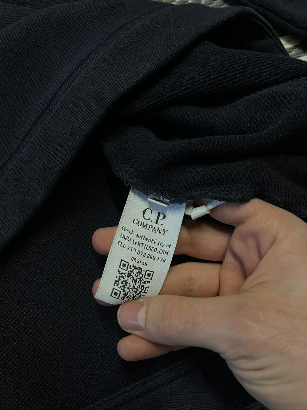 C.P. Company × Massimo Osti C.P. Company Front-zip Sweatshirt Dark Blue Size XL Size US L / EU 52-54 / 3 - 7 Thumbnail