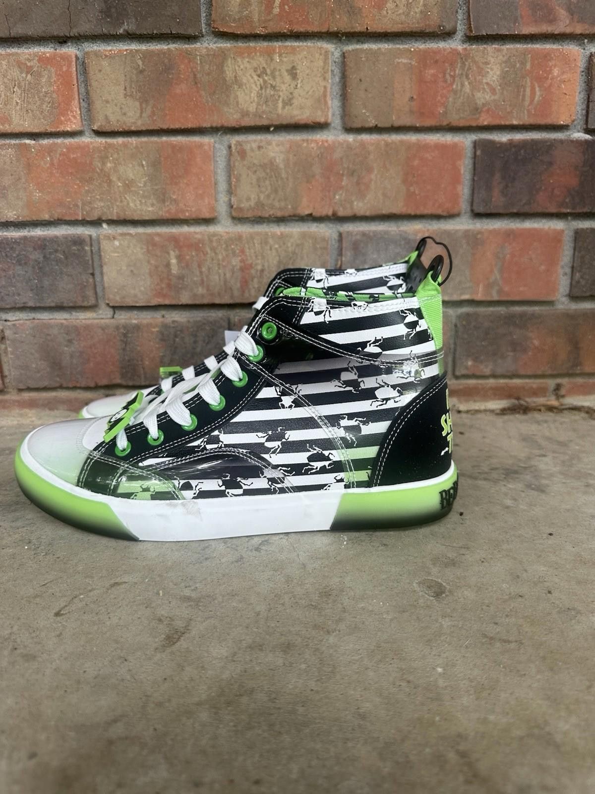Designer Beetlejuice Womens Size 10 High Top Sneakers. NEW Size US 8.5 / IT 38.5 - 4 Thumbnail