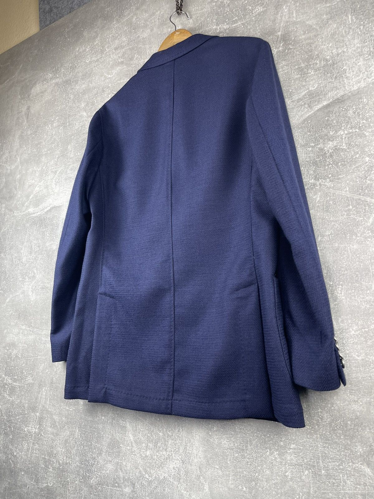 Boggi Boggi Milano Double Breasted Wool Blend Blazer Navy Size 52 Size US L / EU 52-54 / 3 - 7 Thumbnail