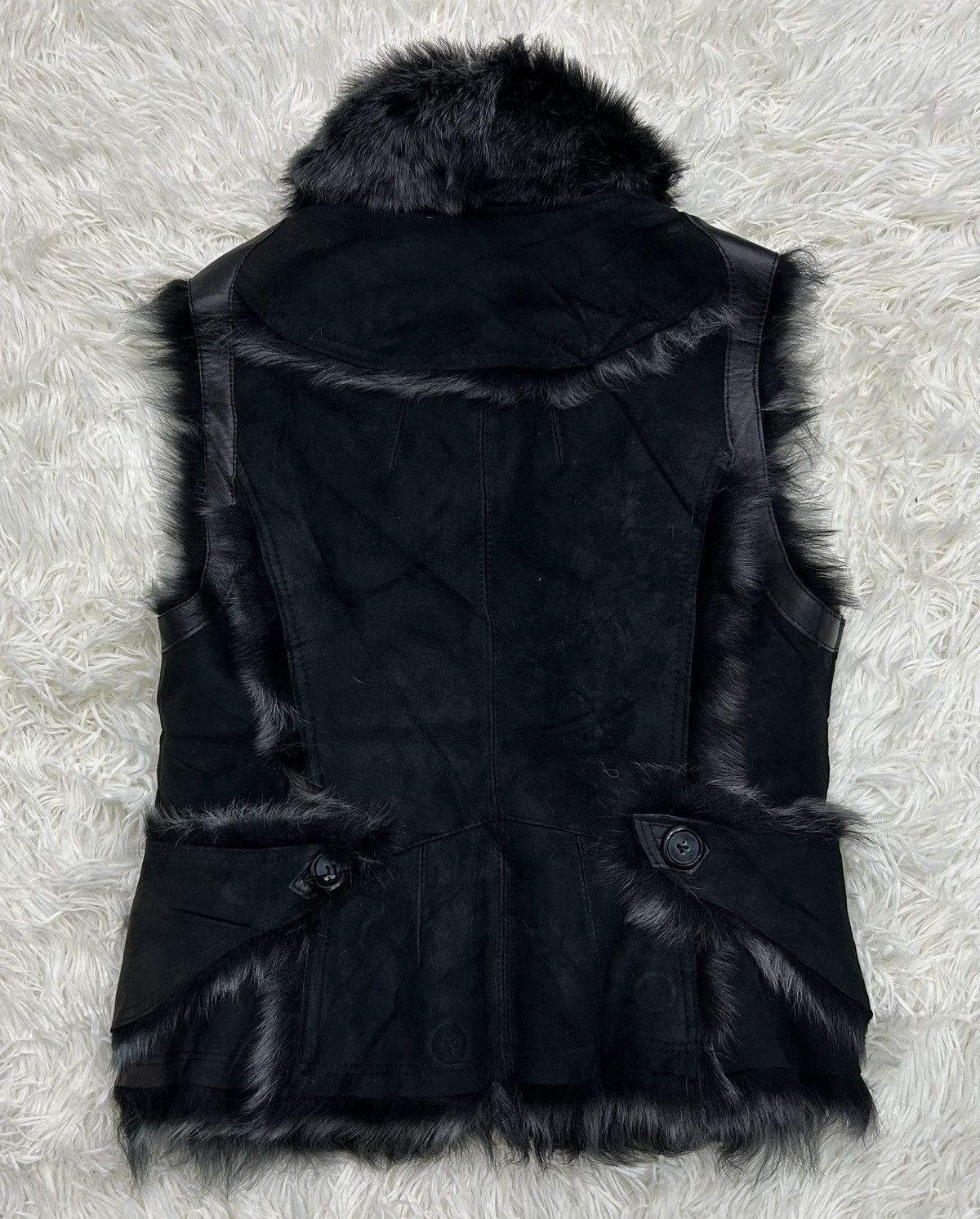 Pierre Cardin Pierre Cardin Sheep Fur Vest Size XS / US 0-2 / IT 36-38 - 4 Thumbnail