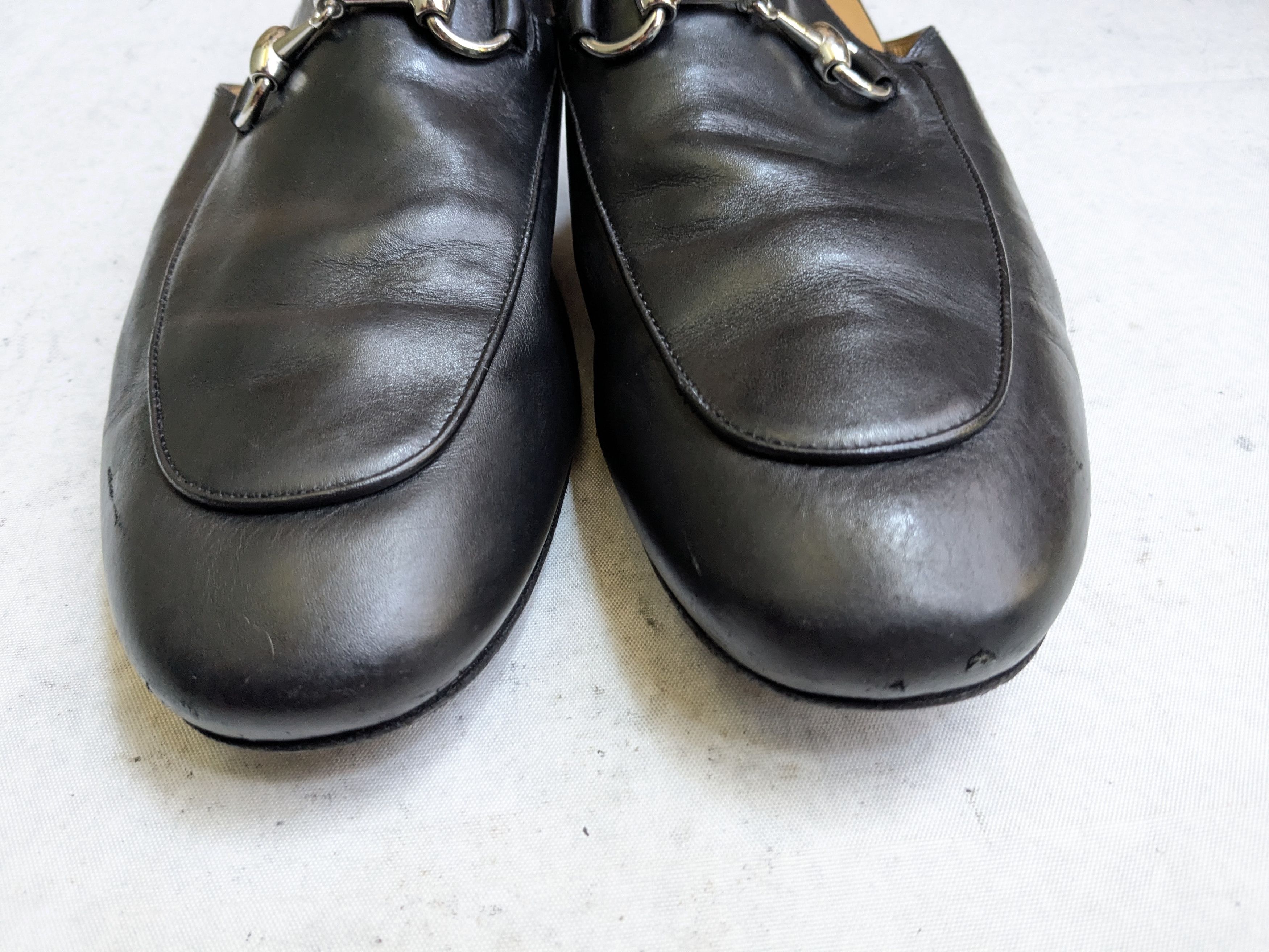 Gucci Gucci Horsebit Loafers Black Leather 8.5 D US Slip Ons Size US 8.5 / EU 41-42 - 4 Thumbnail