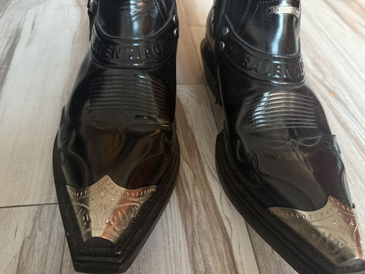 Balenciaga Santiag metal boots Size US 8 / EU 41 - 3 Thumbnail