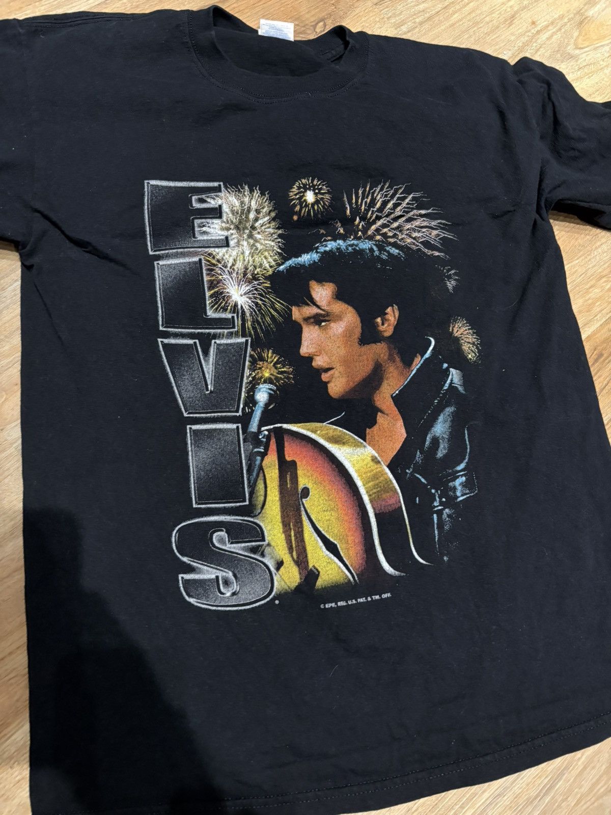 Gildan × Vintage Elvis Presley Vintage T Shirt Size US M / EU 48-50 / 2 - 1 Thumbnail