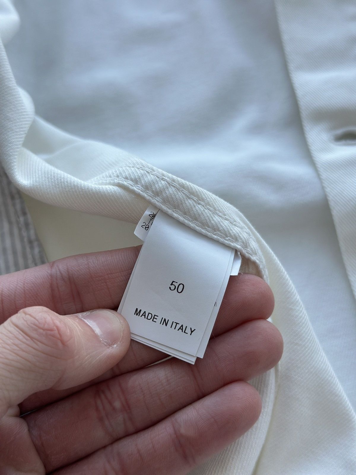 Brunello Cucinelli Brunello Cucinelli Denim Jacket, White 50 IT Size US M / EU 48-50 / 2 - 13 Thumbnail