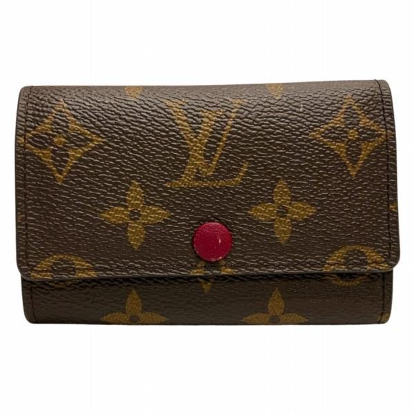 Louis Vuitton Louis Vuitton Louis Vuitton Monogram Key Case M60701 Canvas Key Holder M60701 in Good Condition Size ONE SIZE - 1 Thumbnail