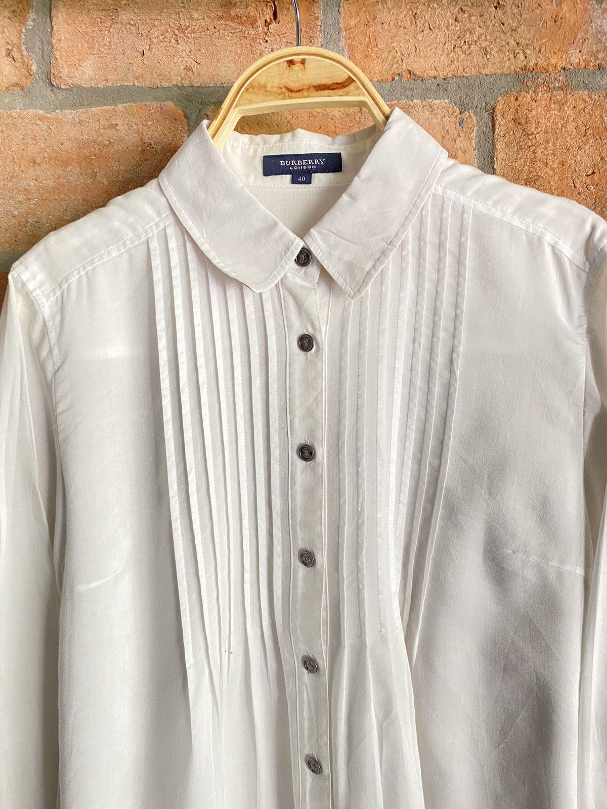 Burberry Burberry white shirt Size S / US 4 / IT 40 - 19 Thumbnail