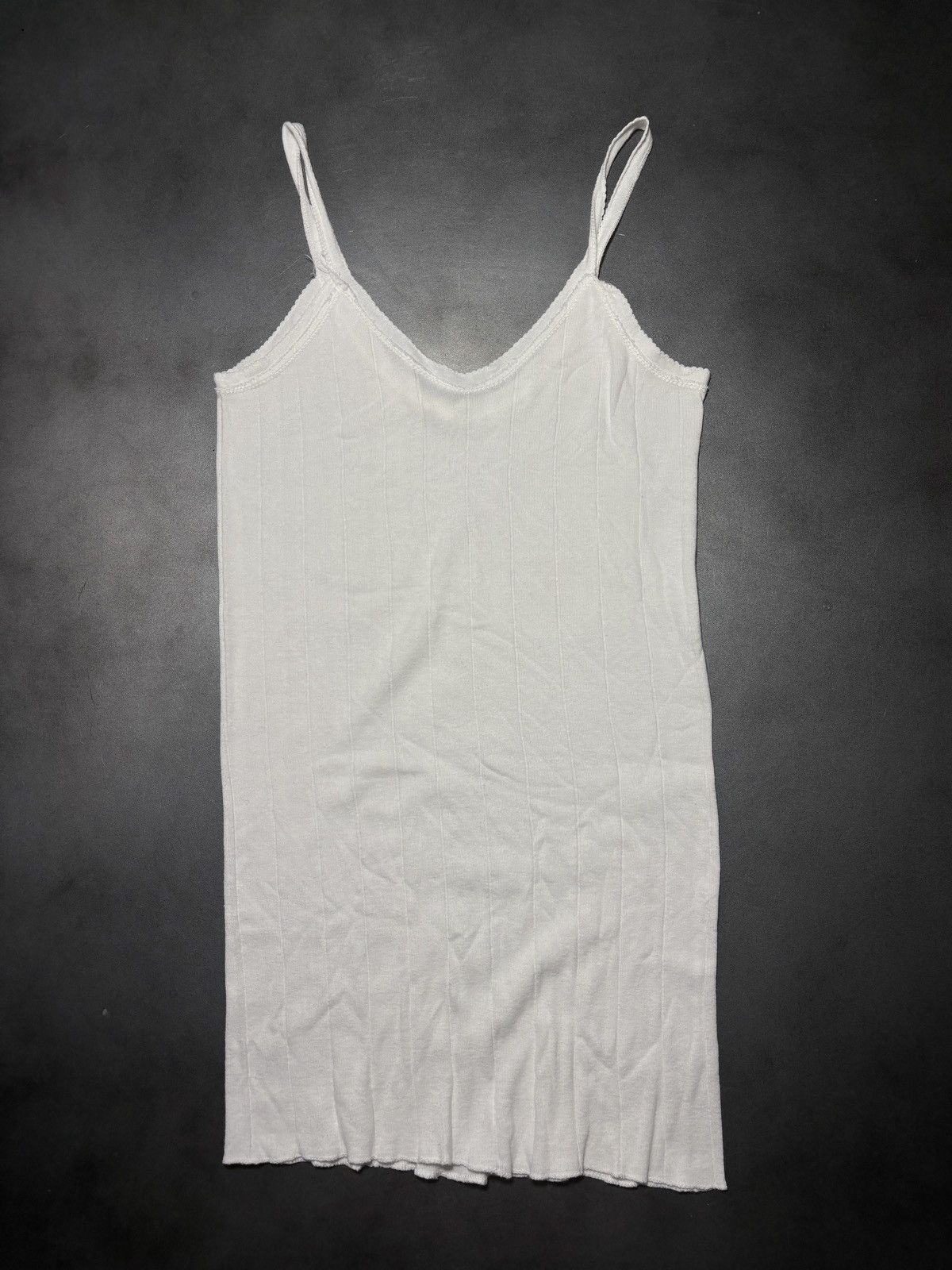 Vintage Y2K Vintage Tank Top Ribbed Thrashed 90s 2000s Sleeveless T Size S / US 4 / IT 40 - 7 Thumbnail