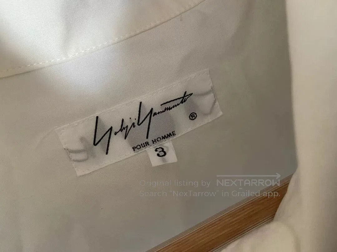Yohji Yamamoto 2017AW Yohji Yamamoto White Shirt. Size US M / EU 48-50 / 2 - 6 Thumbnail