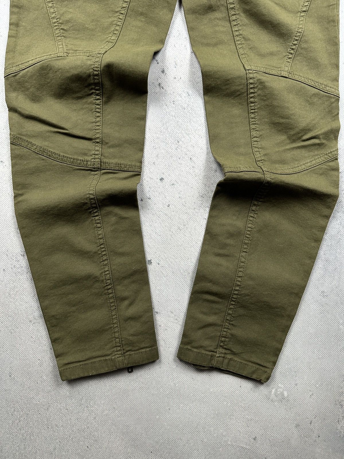 By Malene Birger By Malene Birger Olive Zip Detail Biker Pants Archive Y2K Size 31" - 4 Thumbnail