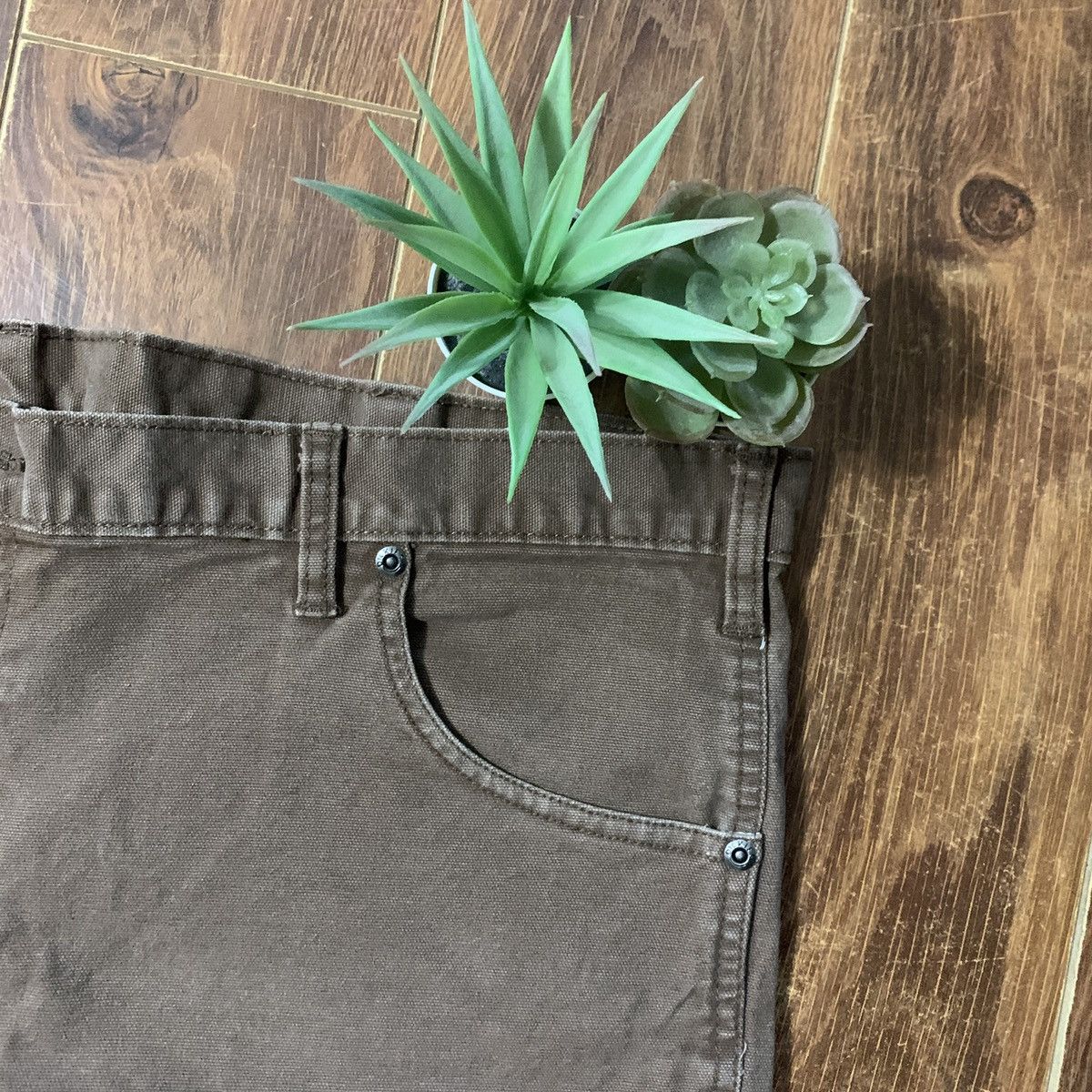 Dickies Genuine Dickies Brown Work Pants 42x32 Size US 42 / EU 58 - 2 Thumbnail
