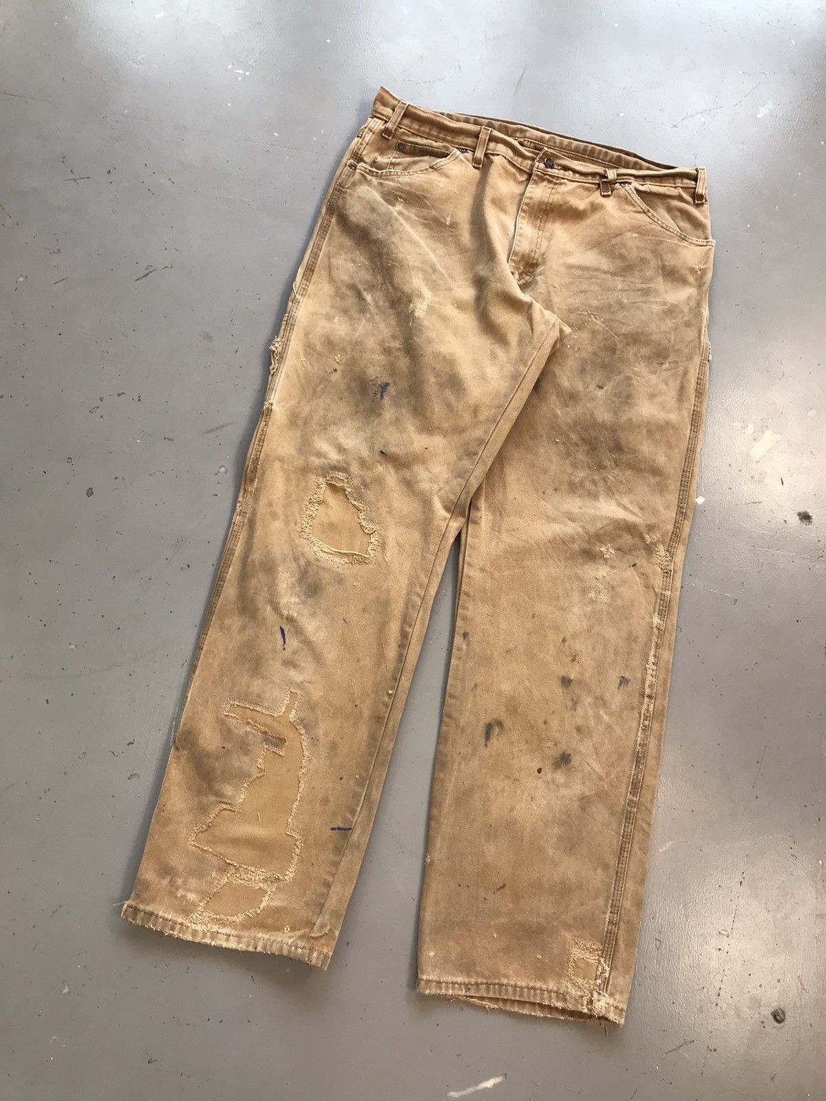 Dickies × Vintage Vintage dickies straight fit carpenter denim Size US 36 / EU 52 - 2 Thumbnail