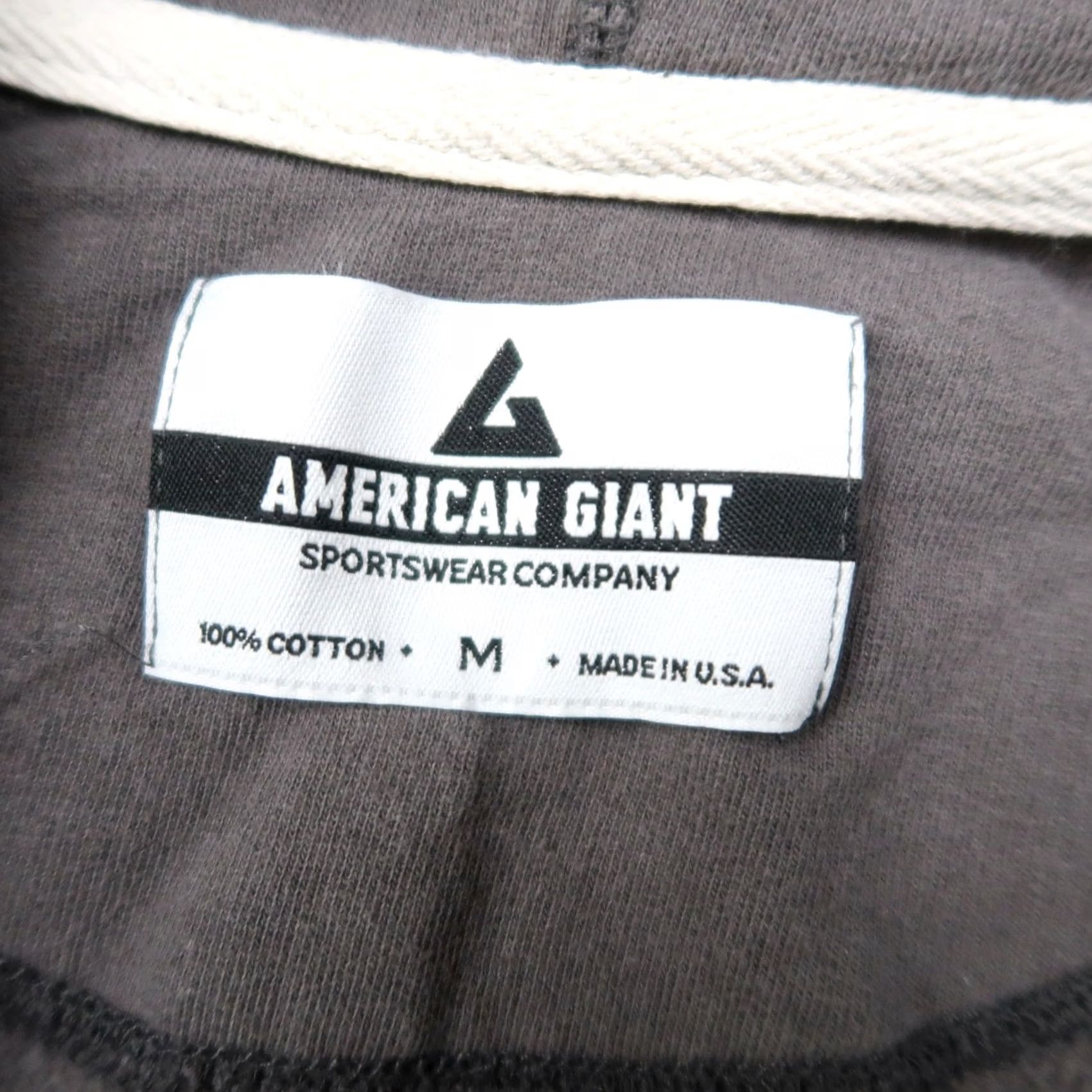 Vintage VINTAGE American Giant Hoodie Mens M Gray USA Made Full Zip Heavyweight Cotton Fleece Sweatshirt USA Theme Mens Size US M / EU 48-50 / 2 - 5 Thumbnail