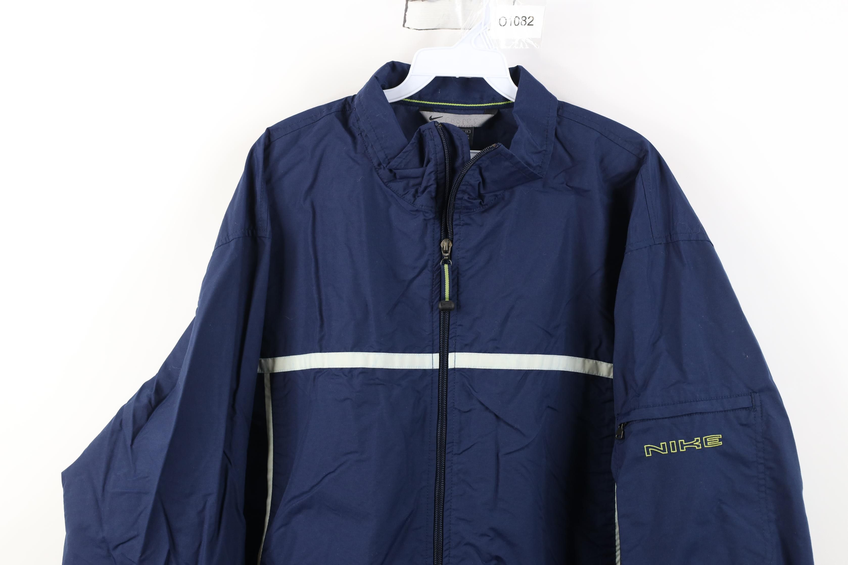 Nike Vintage Y2K Nike Mini Swoosh Full Zip Windbreaker Jacket Size US XL / EU 56 / 4 - 2 Thumbnail