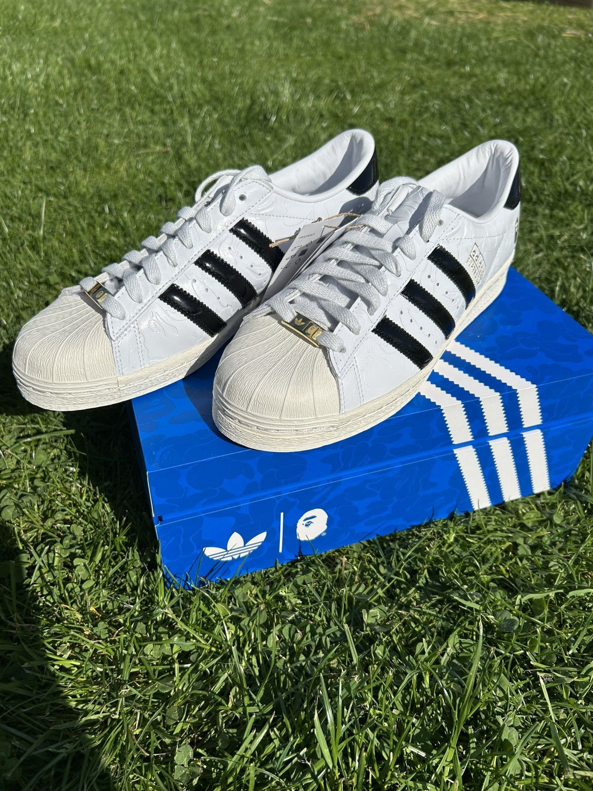 Adidas × Bape adidas x BAPE SSTR V Size US 9.5 / EU 42-43 - 3 Thumbnail