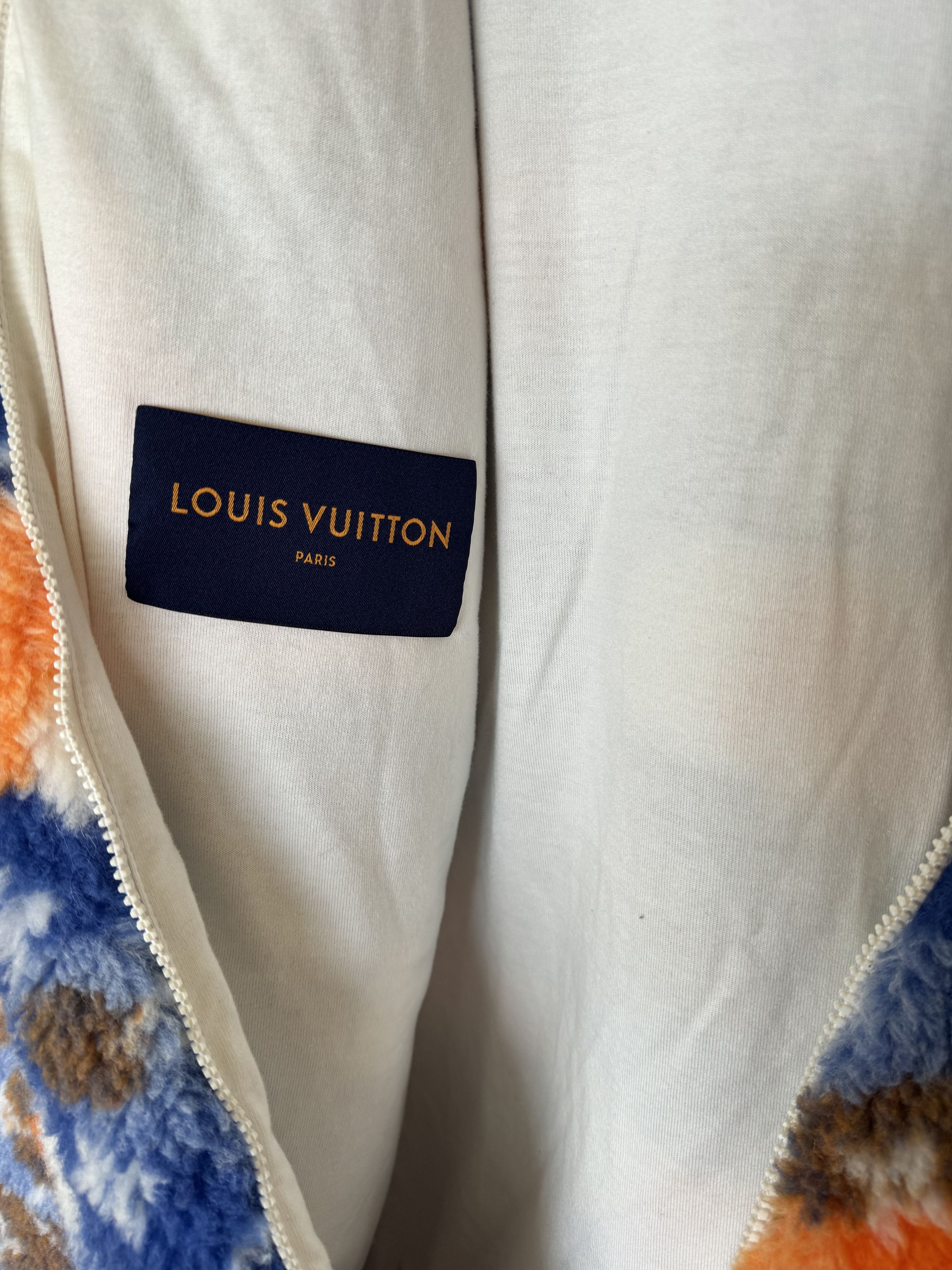 Louis Vuitton LV Jacquard Camo Fleece Blouson Size US L / EU 52-54 / 3 - 8 Thumbnail