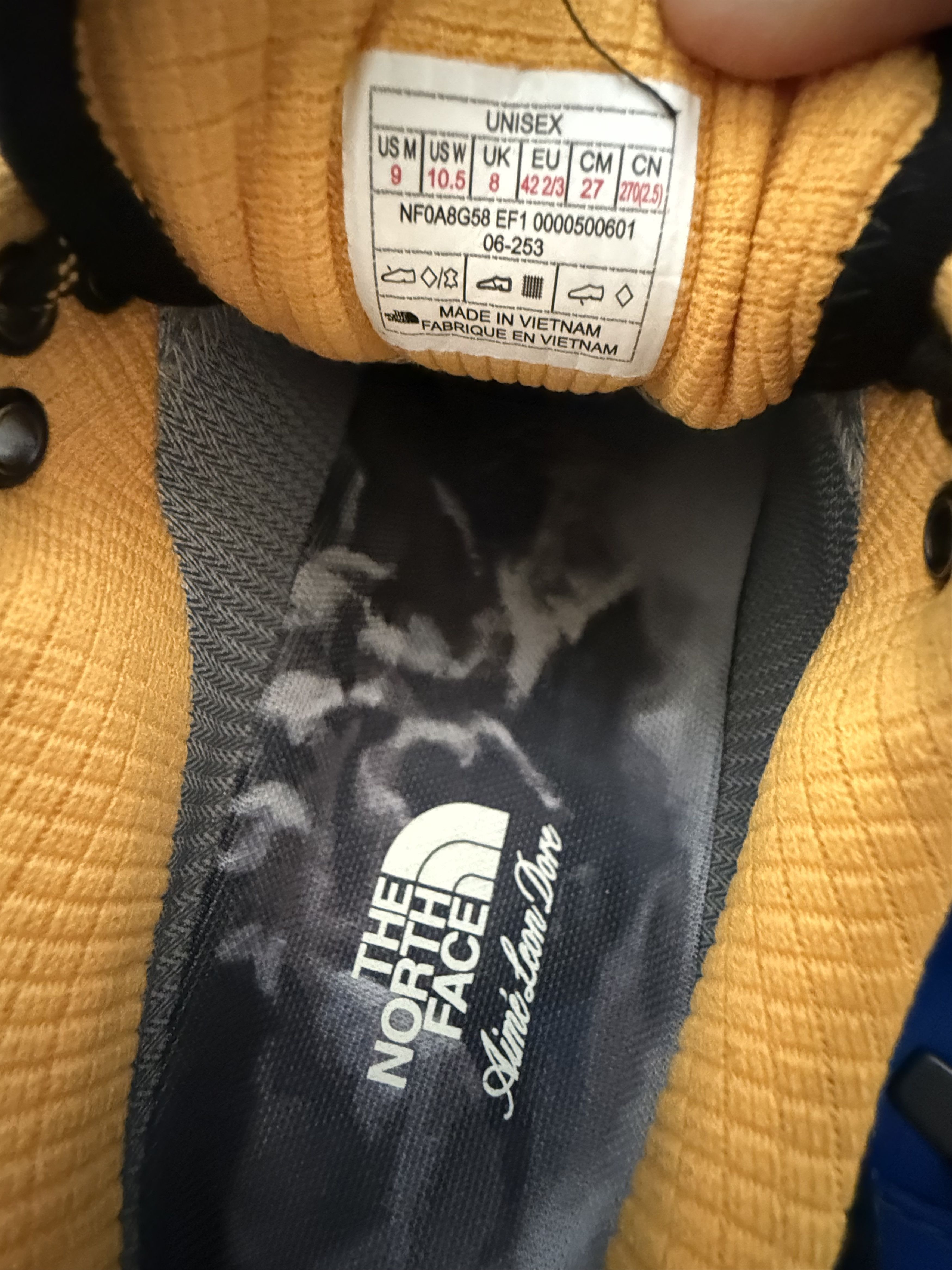 Aime Leon Dore Verto Alpine Gore-Tex The North face Black Royal Blue Size US 9 / EU 42 - 9 Thumbnail