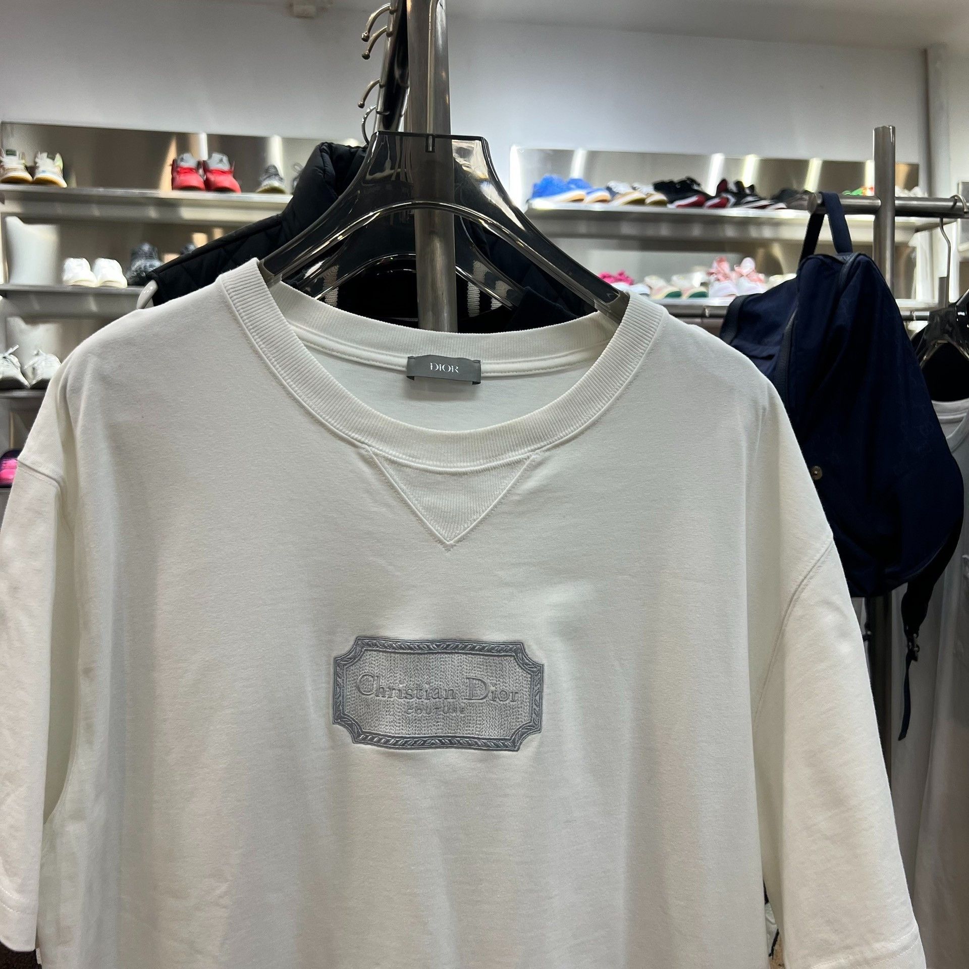 Dior Dior Essentials Christian Dior Logo Crewneck T-Shirt Size US XXL / EU 58 / 5 - 2 Thumbnail