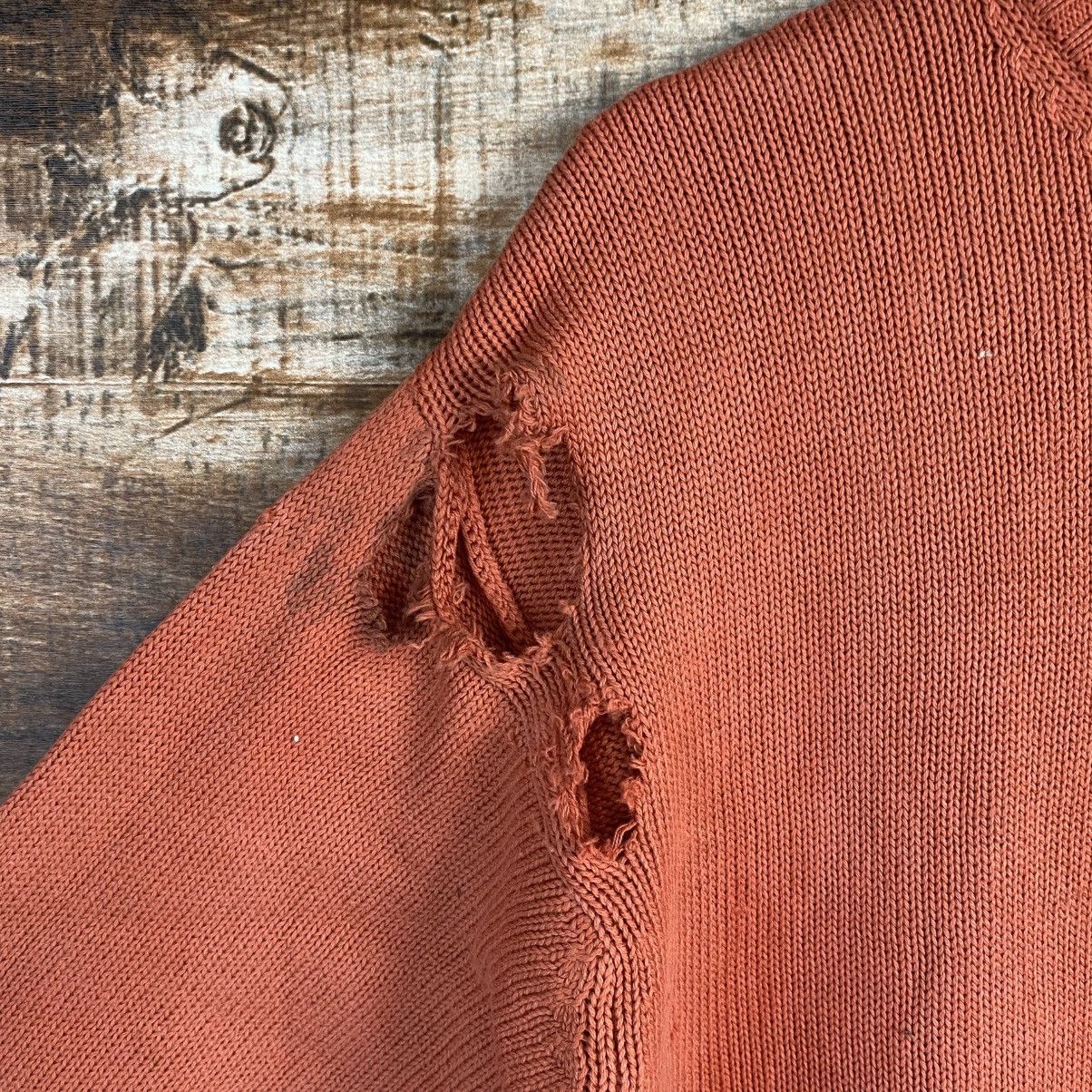 Vintage DL Uniqlo Vintage worn ripped distressed Sweaters #C1195 Size US M / EU 48-50 / 2 - 9 Thumbnail