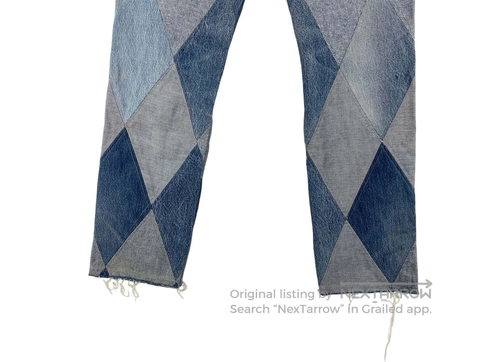 Jean Paul Gaultier Jean Paul Gaultier size S Baseboard Patched Remake Washed Size US 27 - 4 Thumbnail