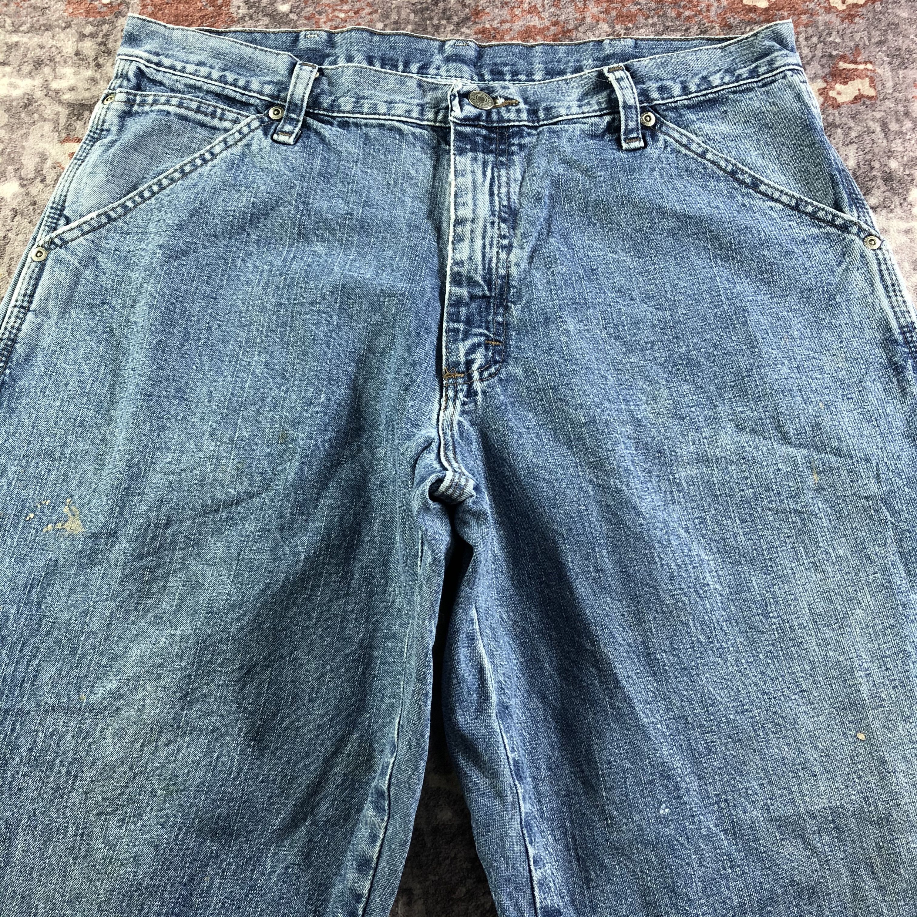 Vintage × Wrangler Vintage Blue Wash Wrangler Jeans-JM3355 Size US 35 - 3 Thumbnail