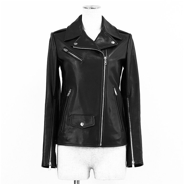 Prada Prada Prada Lamb Leather Riders Jacket Leather Outerwear DUTY FREE for USA Size ONE SIZE - 1 Thumbnail