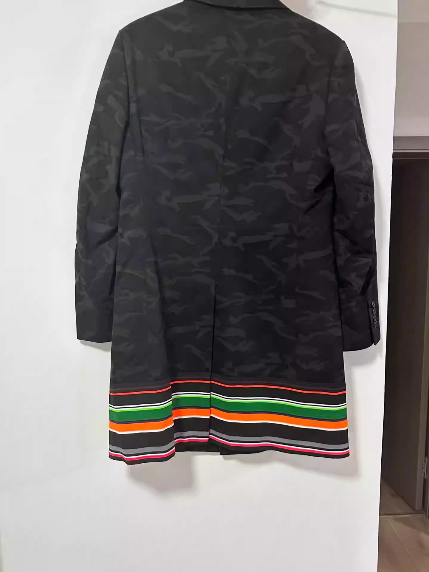 Raf Simons sterling ruby camouflage rainbow striped blazer coat Size US L / EU 52-54 / 3 - 2 Thumbnail