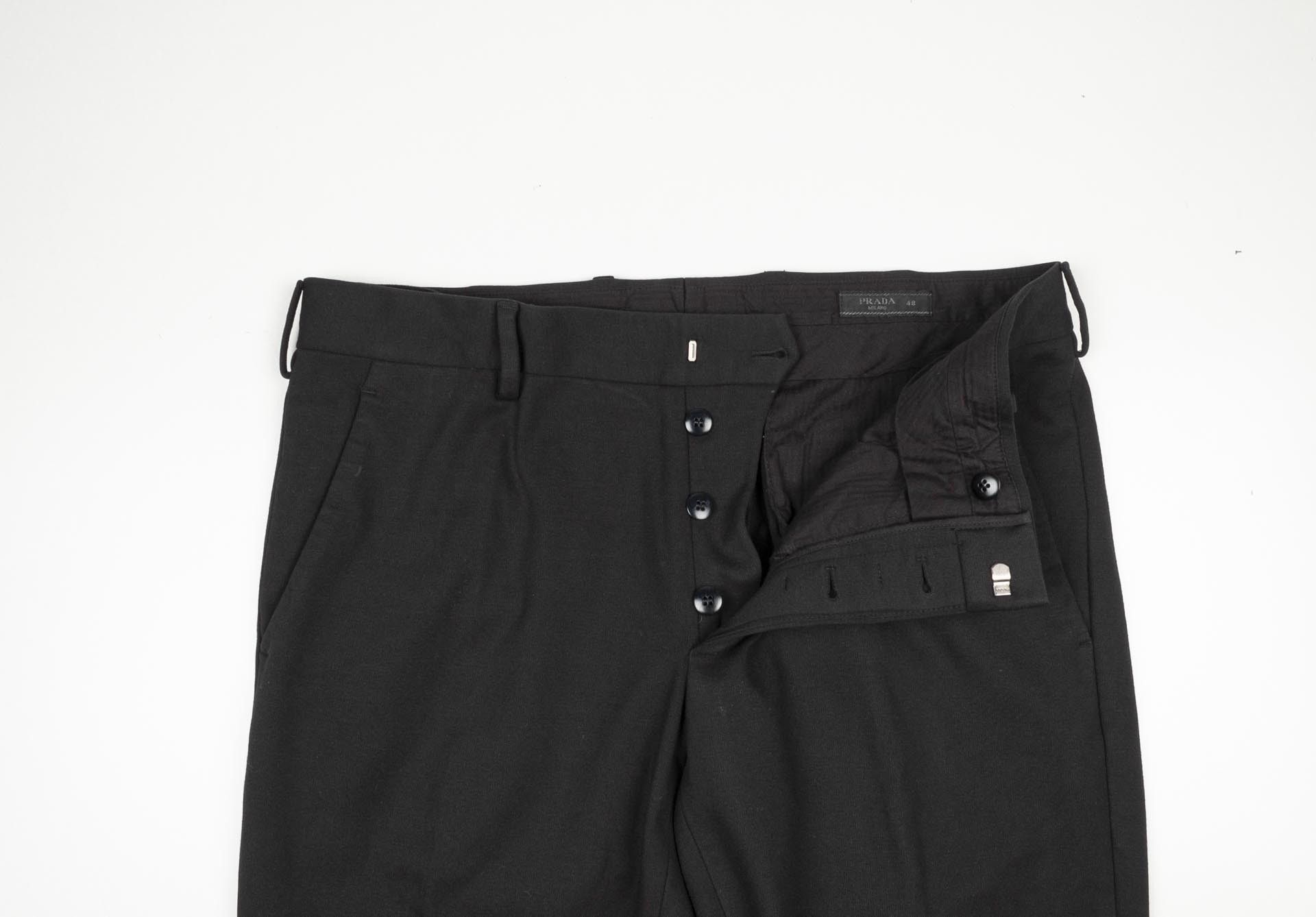 Prada Prada Formal Men Pants Mixed Fabric Trousers Size ITA48/M Size US 32 / EU 48 - 2 Thumbnail