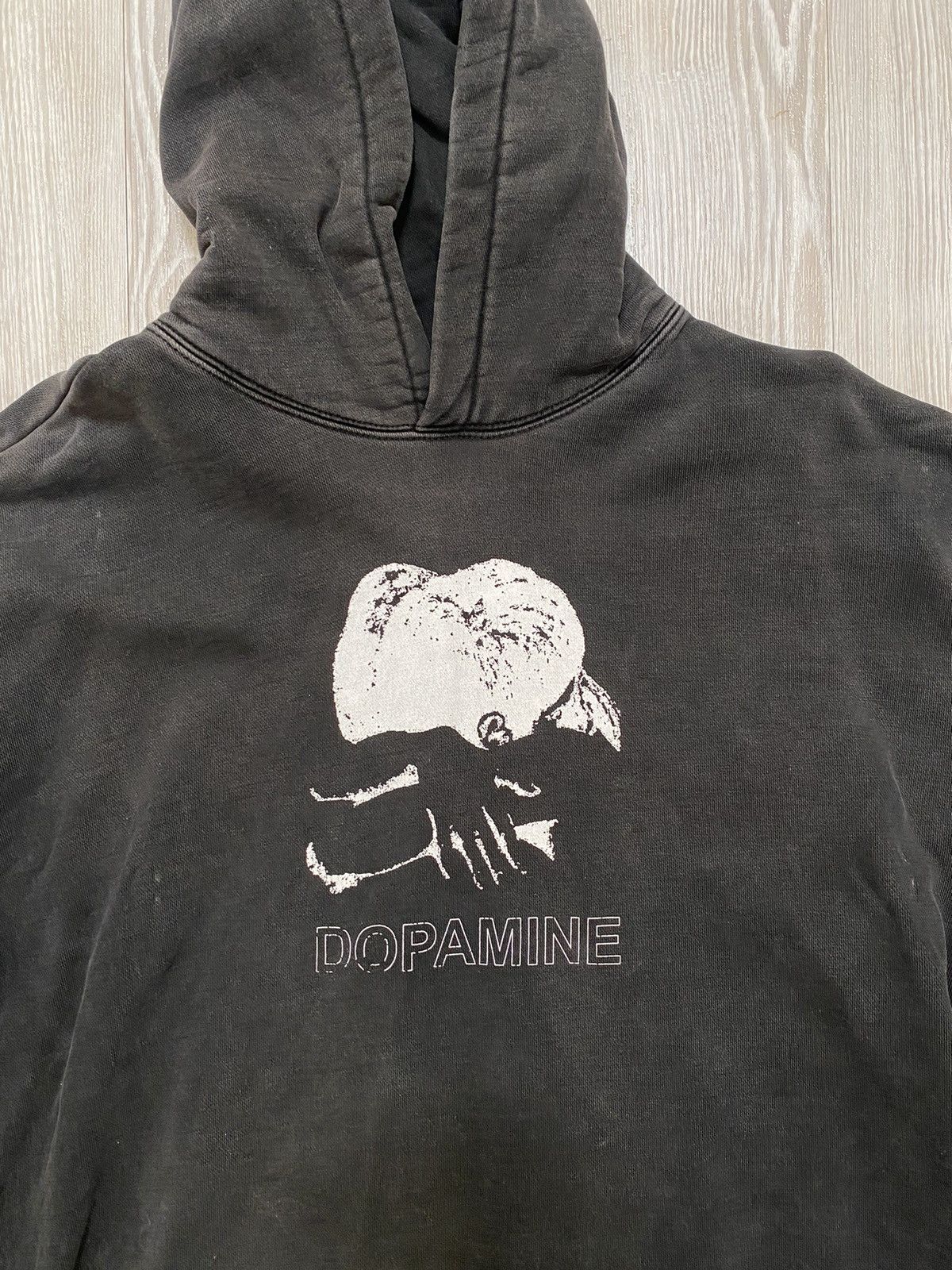 Vintage Vintage ‘DOPAMINE’ Hoodie Black Size US M / EU 48-50 / 2 - 2 Thumbnail