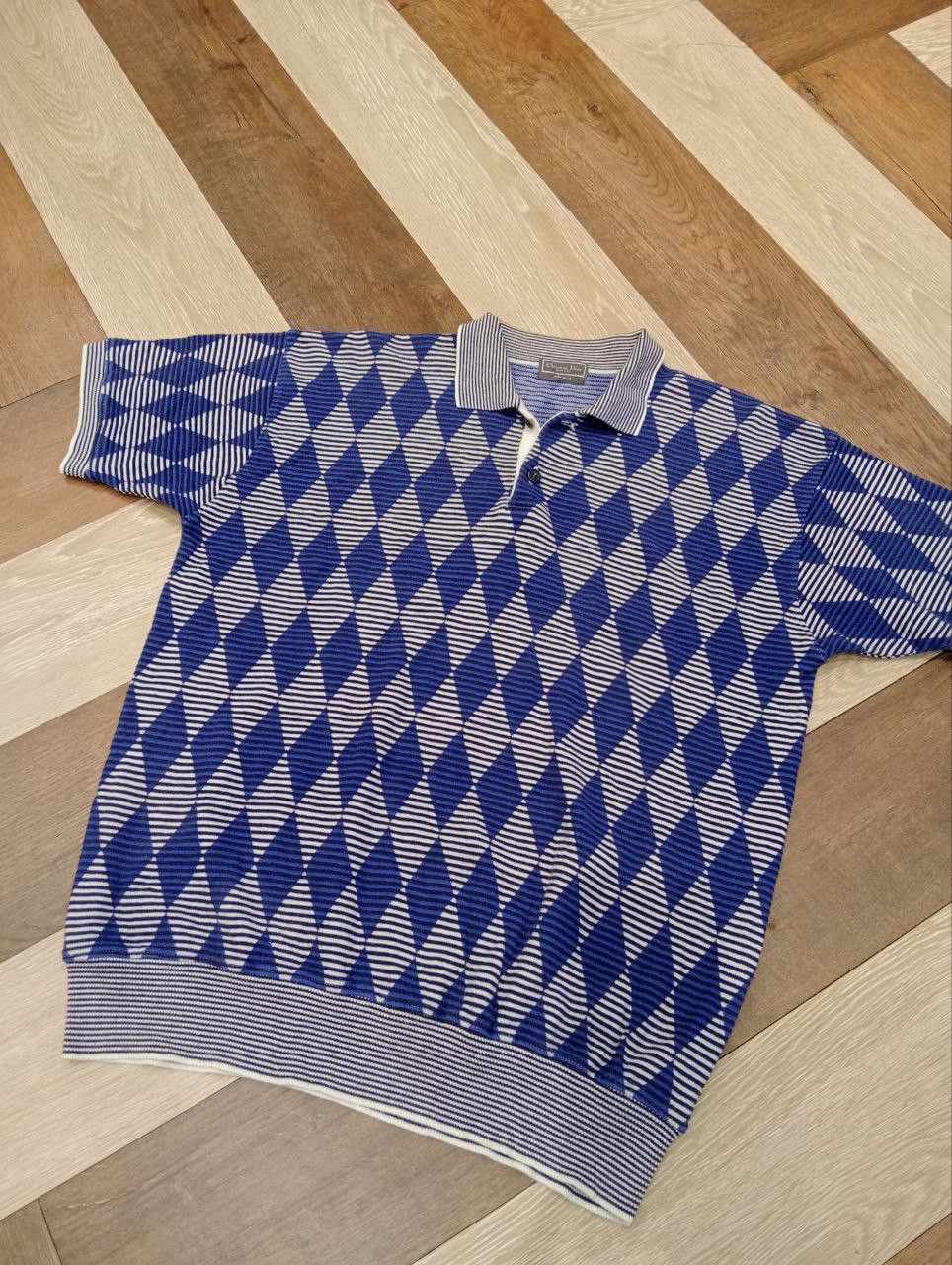 Christian Dior Monsieur VINTAGE CHRISTIAN DIOR KNITTED POLO Size US M / EU 48-50 / 2 - 2 Thumbnail