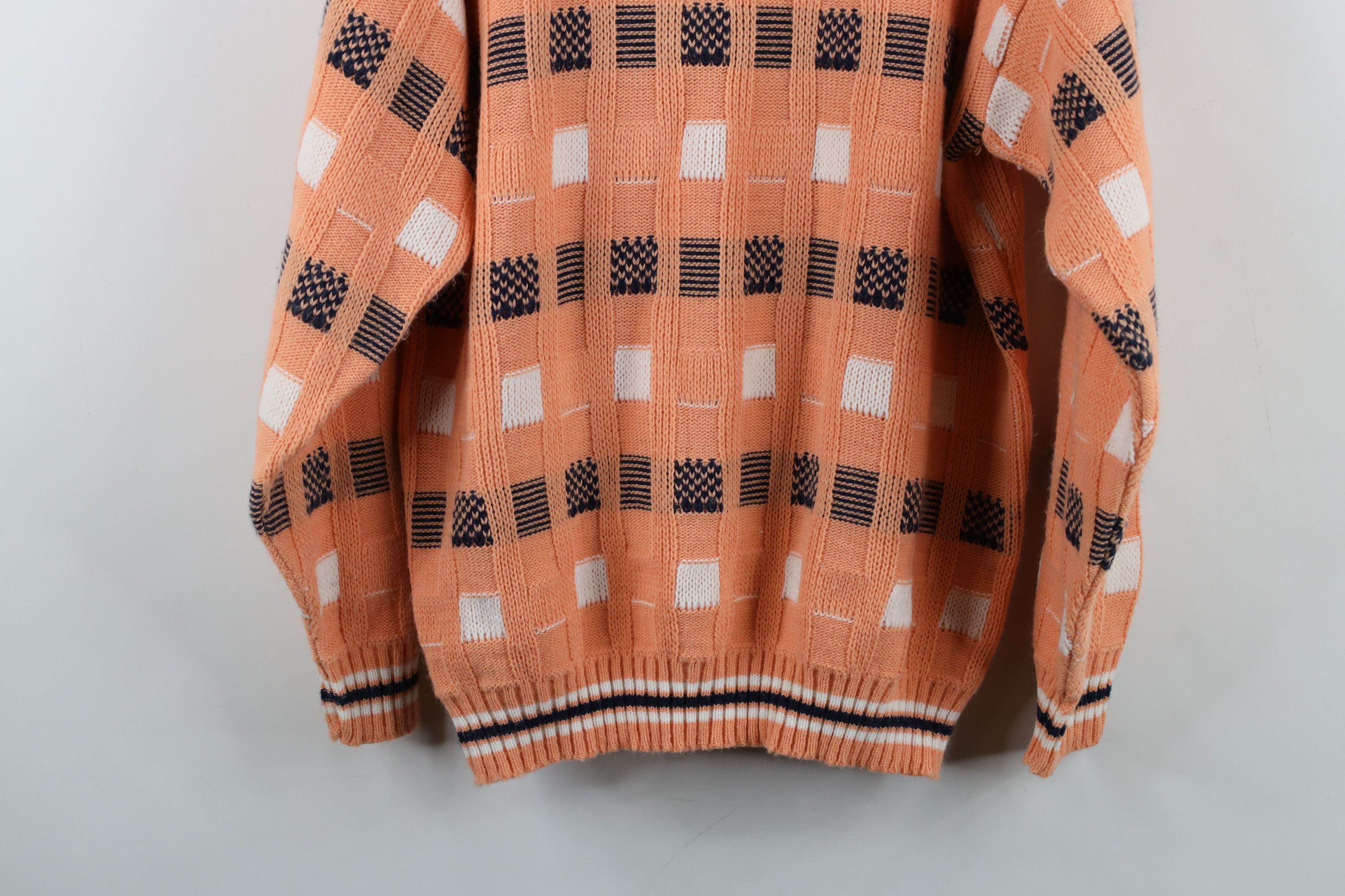 Vintage Vintage 90s Streetwear Ribbed Knit Crewneck Sweater USA Size L / US 10 / IT 46 - 9 Thumbnail