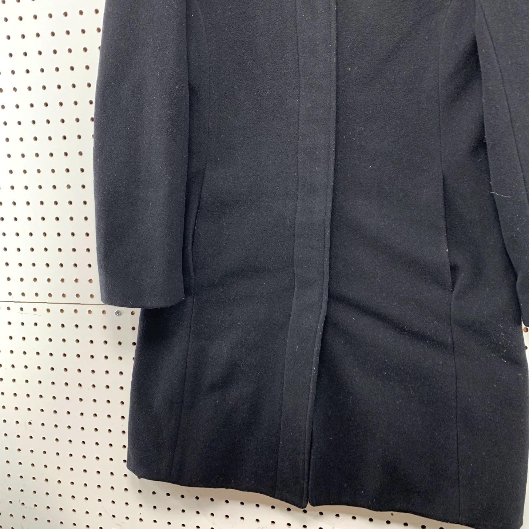 Eddie Bauer VINTAGE Eddie Bauer Wool Cashmere Trench Coat Womens Medium Black Lined Size M / US 6-8 / IT 42-44 - 3 Thumbnail