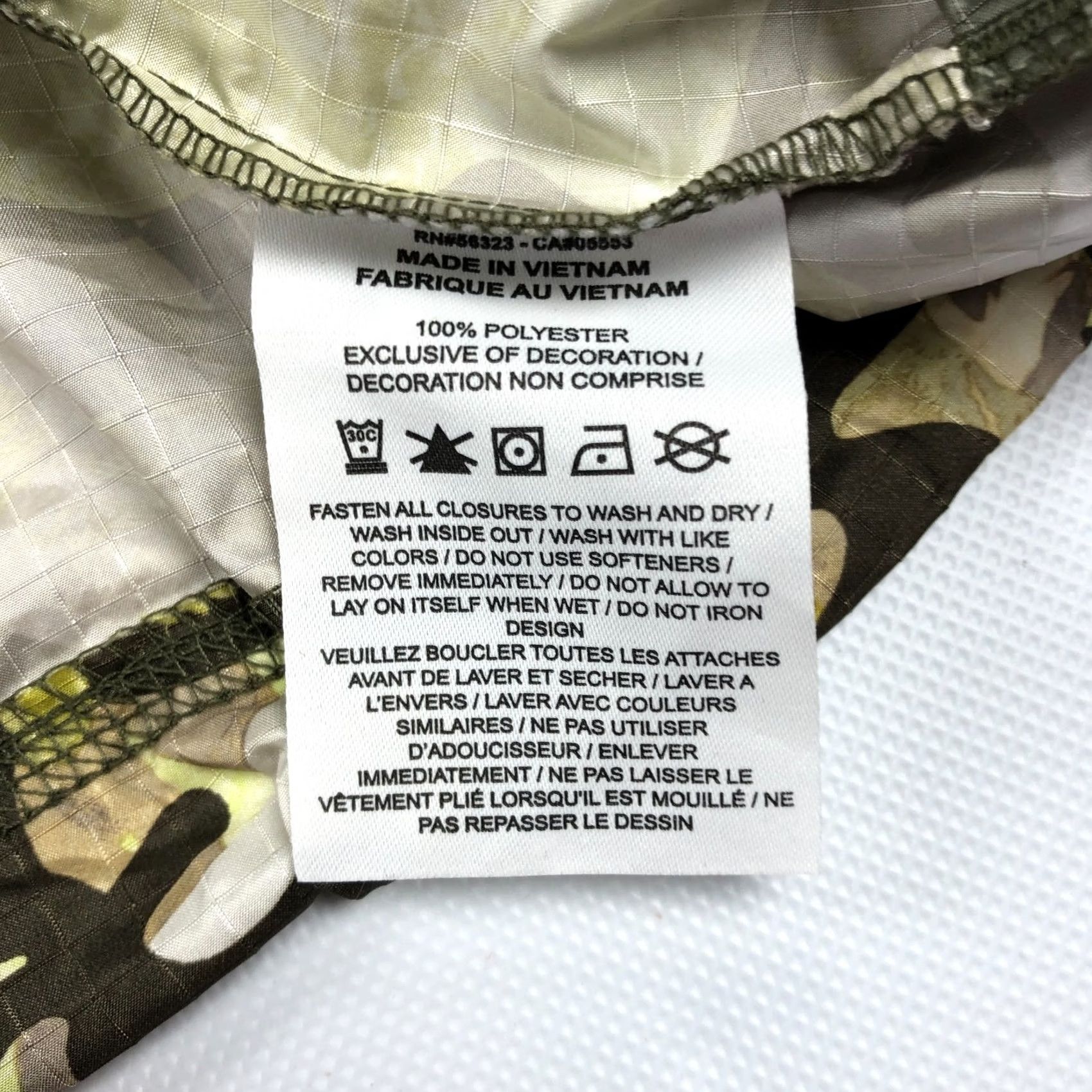 Nike Nike Track Jacket Windbreaker Women's 2XL Floral Cropped Polyester Zip Activewear Running Windbreaker Size XXL / US 16-18 / IT 52-54 - 4 Thumbnail
