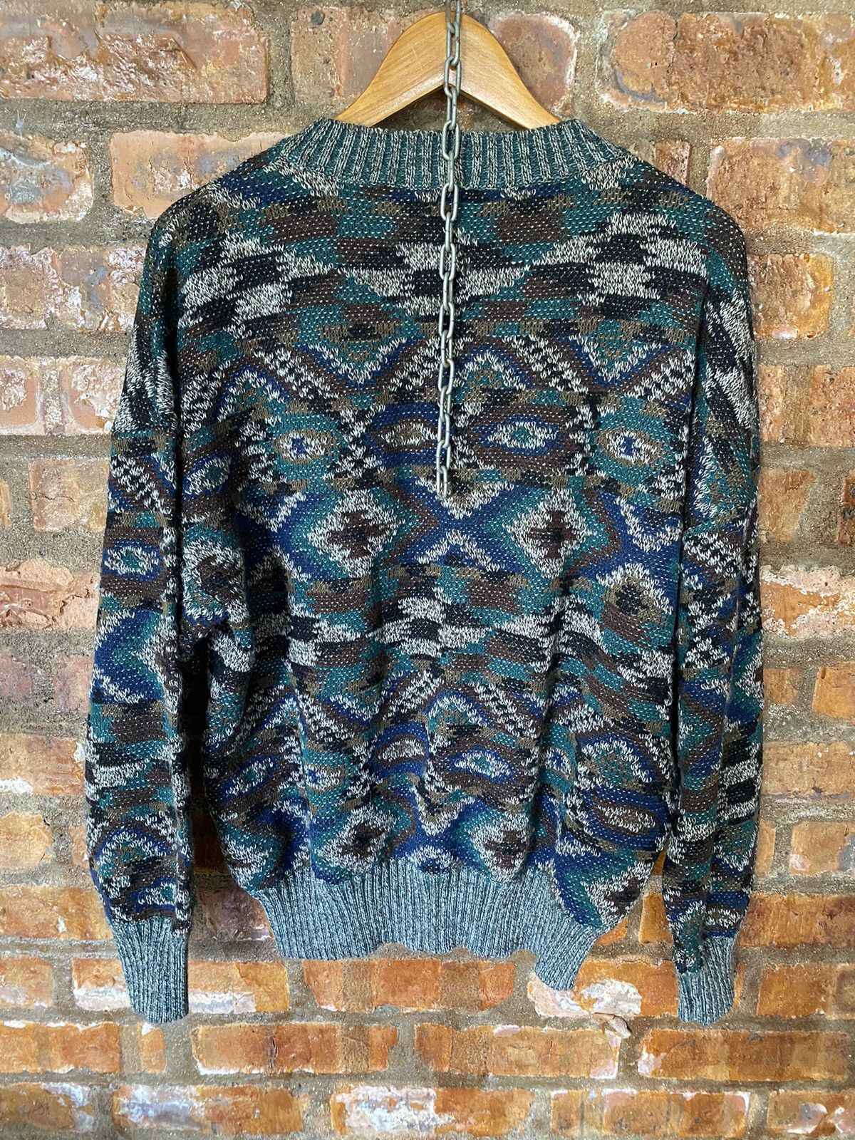Coogi × Missoni × Yoshiyuki Konishi 1980s Missoni alpaca x wool knit sweatshirt Size L / US 10 / IT 46 - 9 Thumbnail