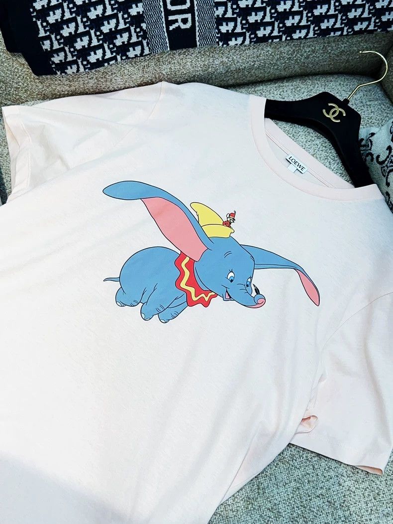 Loewe LOEWE Pink S size round neck short sleeve baby elephant pa Size S / US 4 / IT 40 - 2 Thumbnail