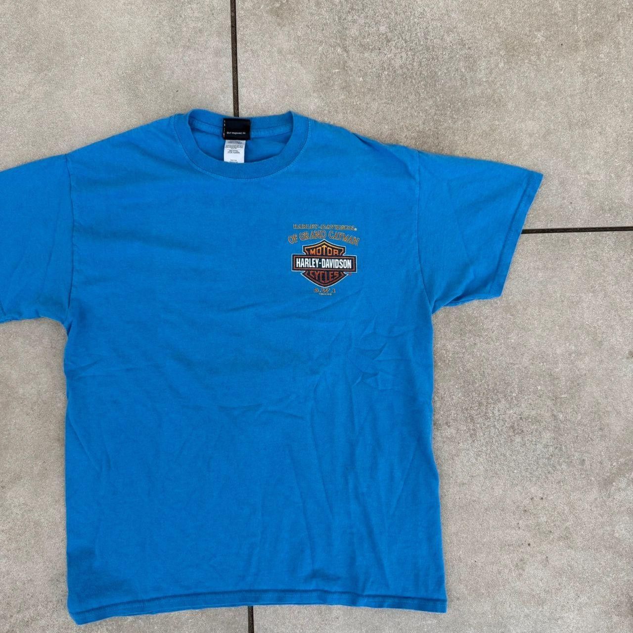 Harley Davidson Harley Davidson Motorsport T shirt Tee Blue Spellout Size US M / EU 48-50 / 2 - 4 Thumbnail