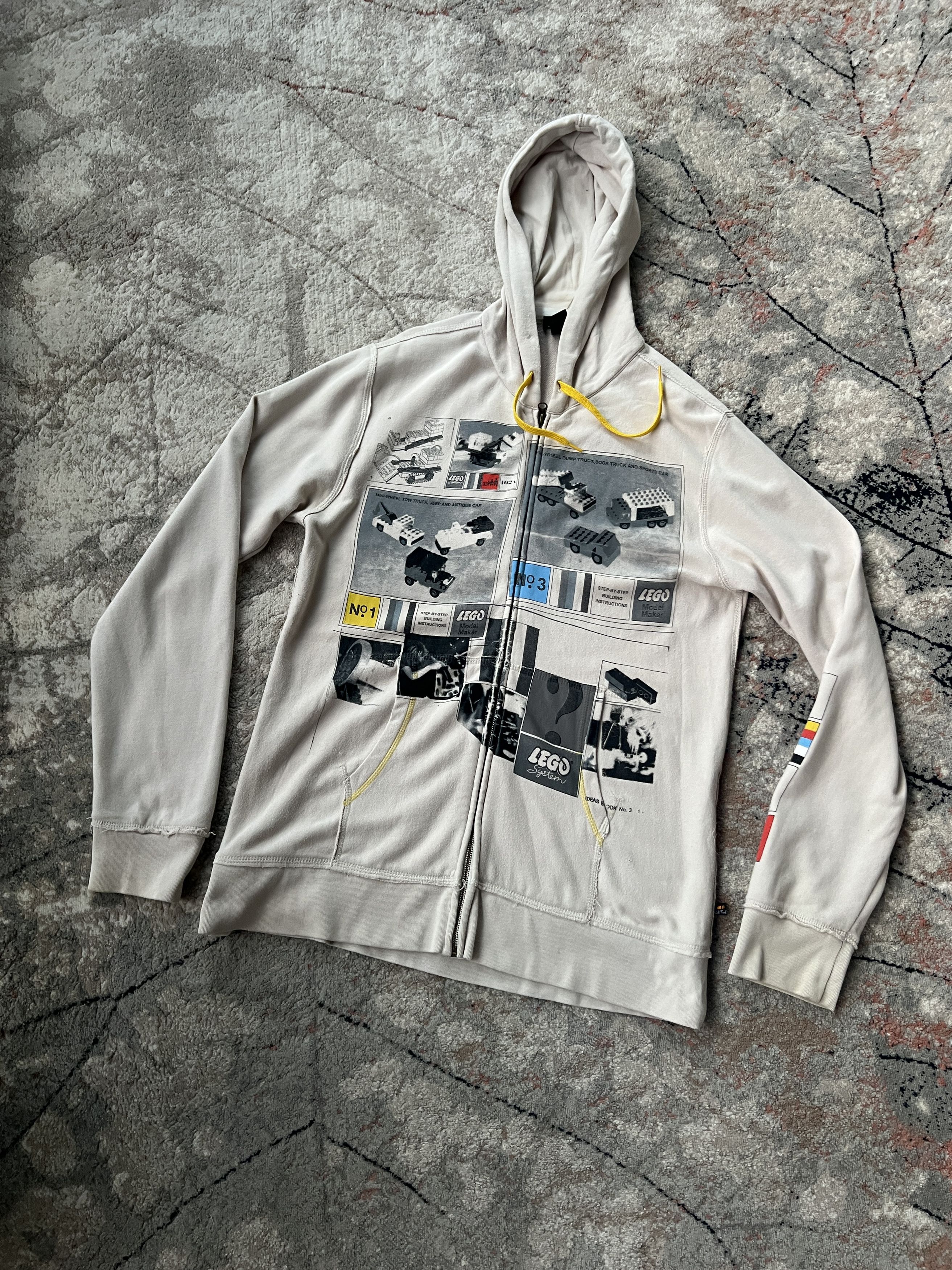 Japanese Brand Paul Frank Lego Zip Hoodie Size US XL / EU 56 / 4 - 1 Thumbnail
