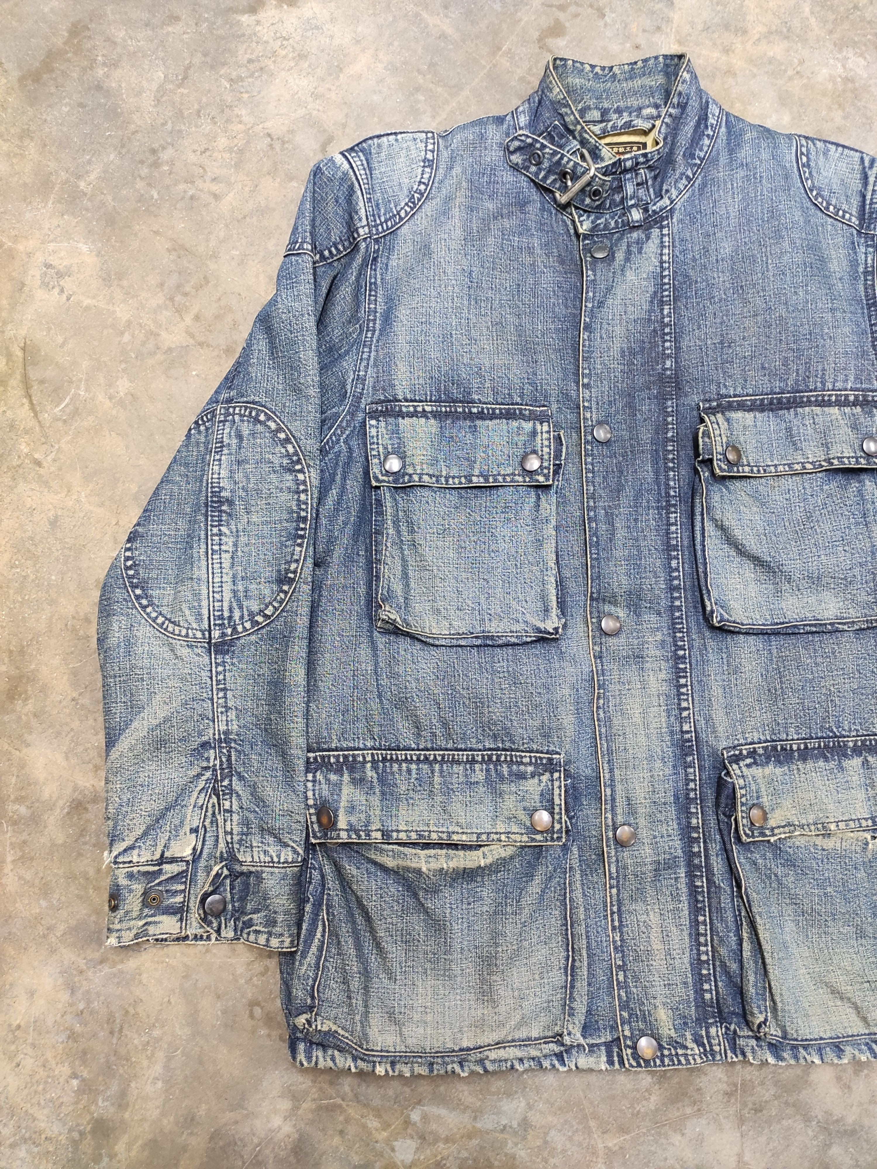 Eternal Vintage Eternal Japan Denim jacket distressed HARAJUKU Size US M / EU 48-50 / 2 - 4 Thumbnail