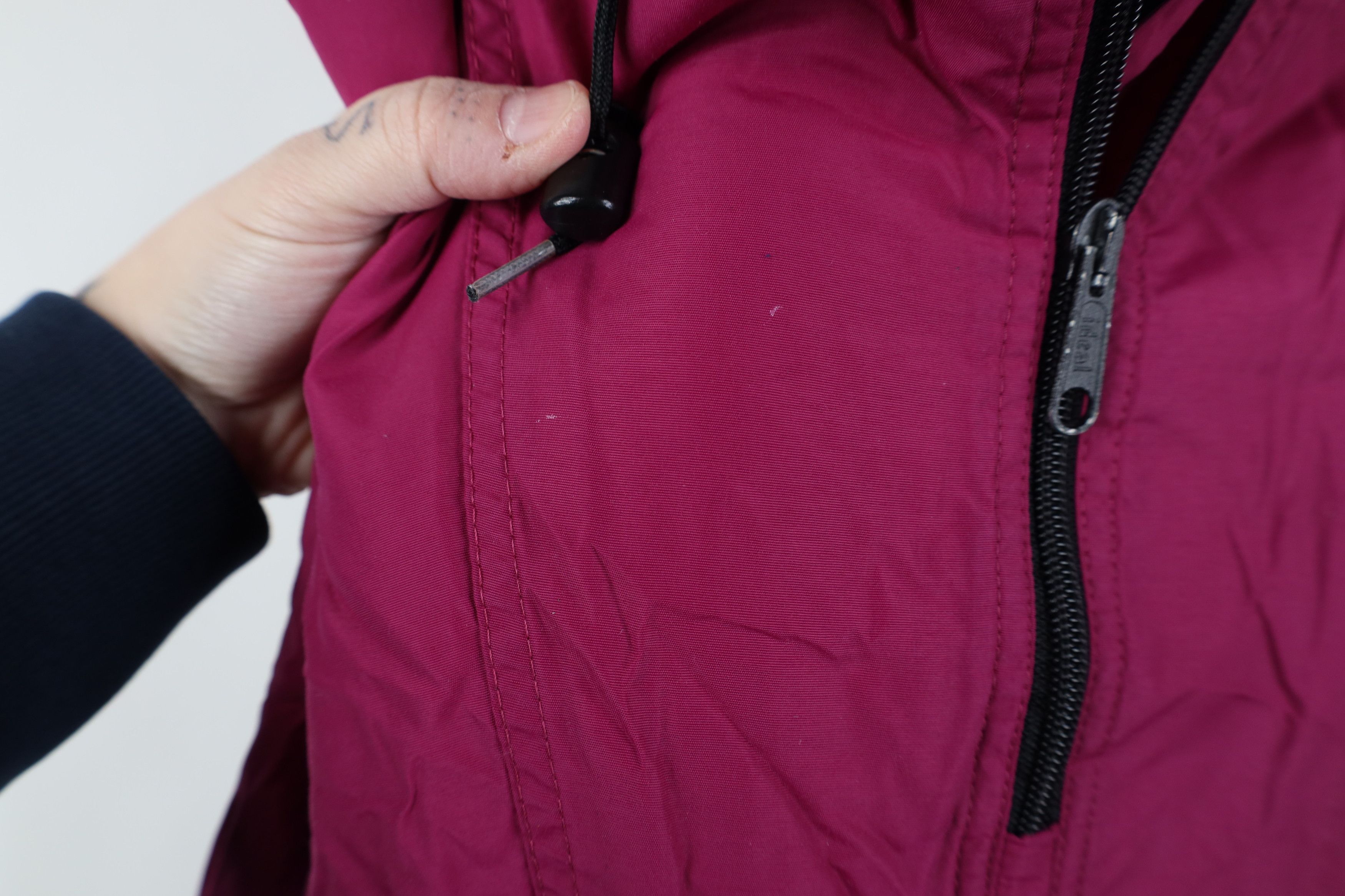 L.L. Bean Vintage 90s LL Bean Spell Hooded Packable Anorak Jacket Pink Size M / US 6-8 / IT 42-44 - 5 Thumbnail