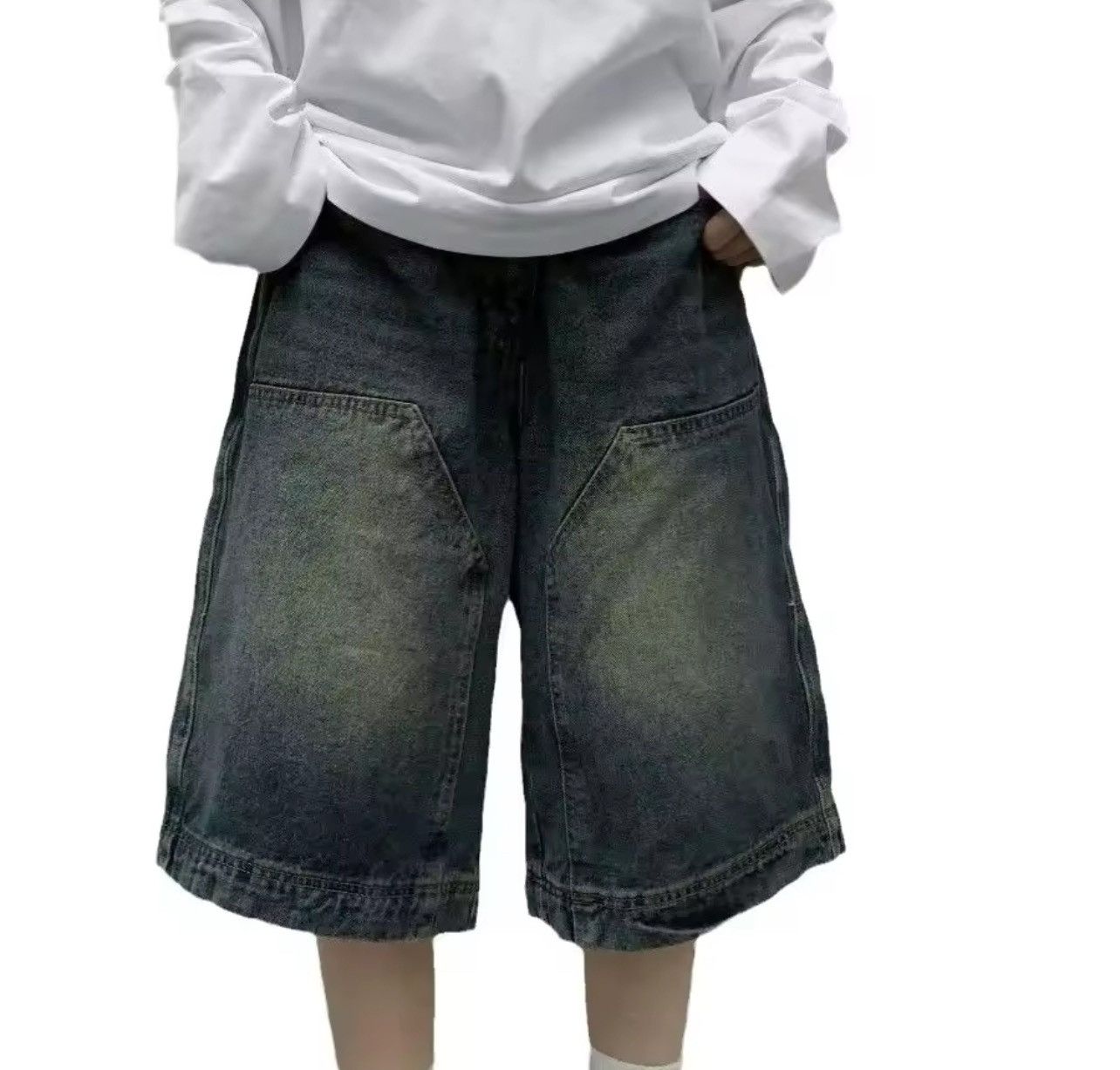 Japanese Brand × Jean Wide-Leg Versatile Jean Size US 29 - 3 Thumbnail