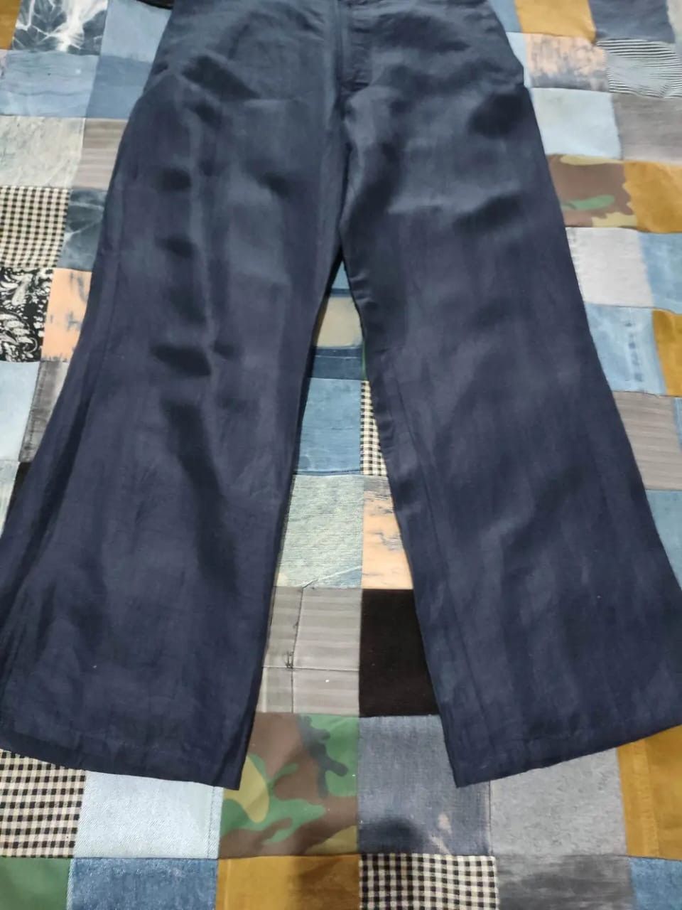Yohji Yamamoto Yohji Yamamoto + Noir Rayon & Ramie Material Pants Size US 30 / EU 46 - 3 Thumbnail