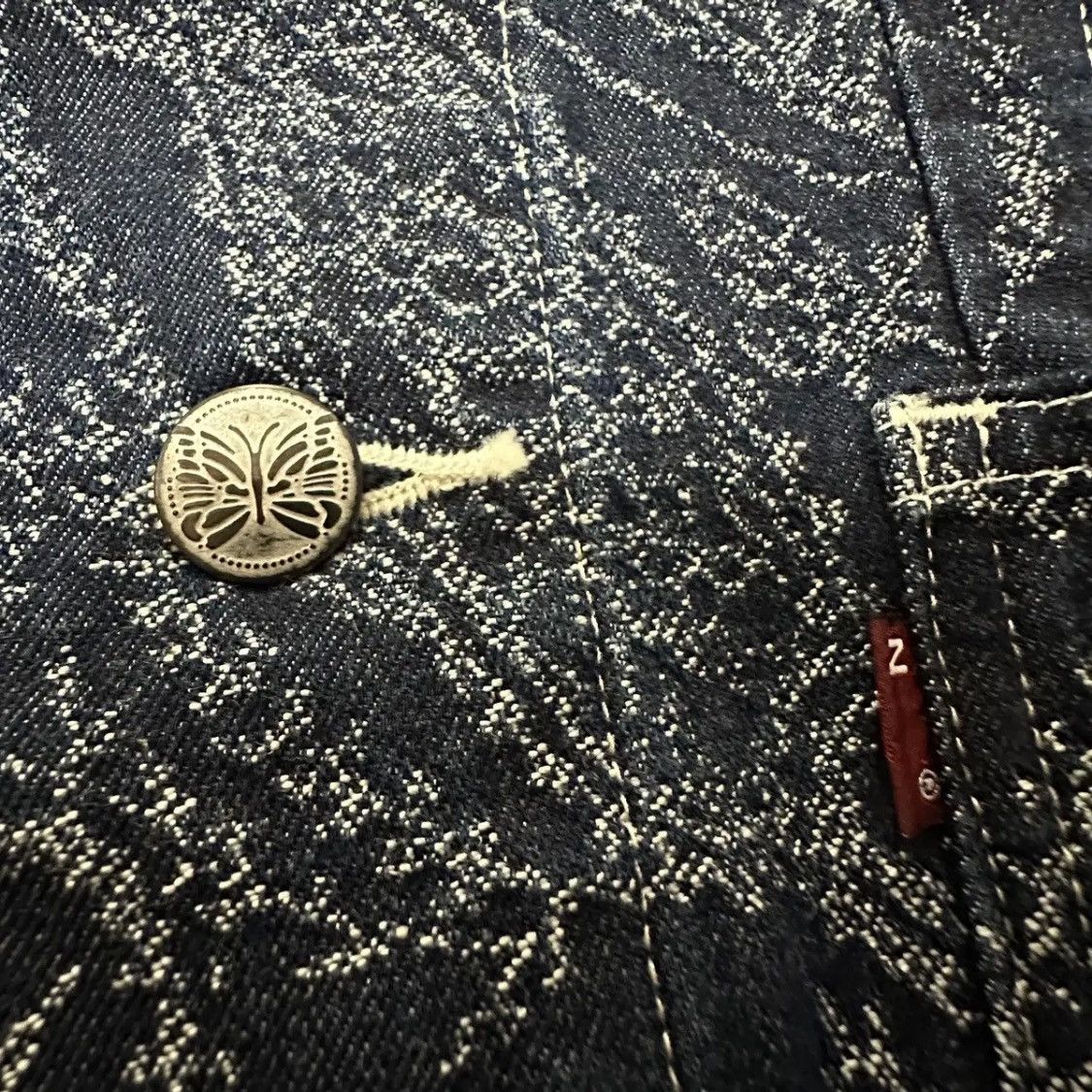 Needles Needles Jacquard Denim Jacket Size US S / EU 44-46 / 1 - 3 Thumbnail