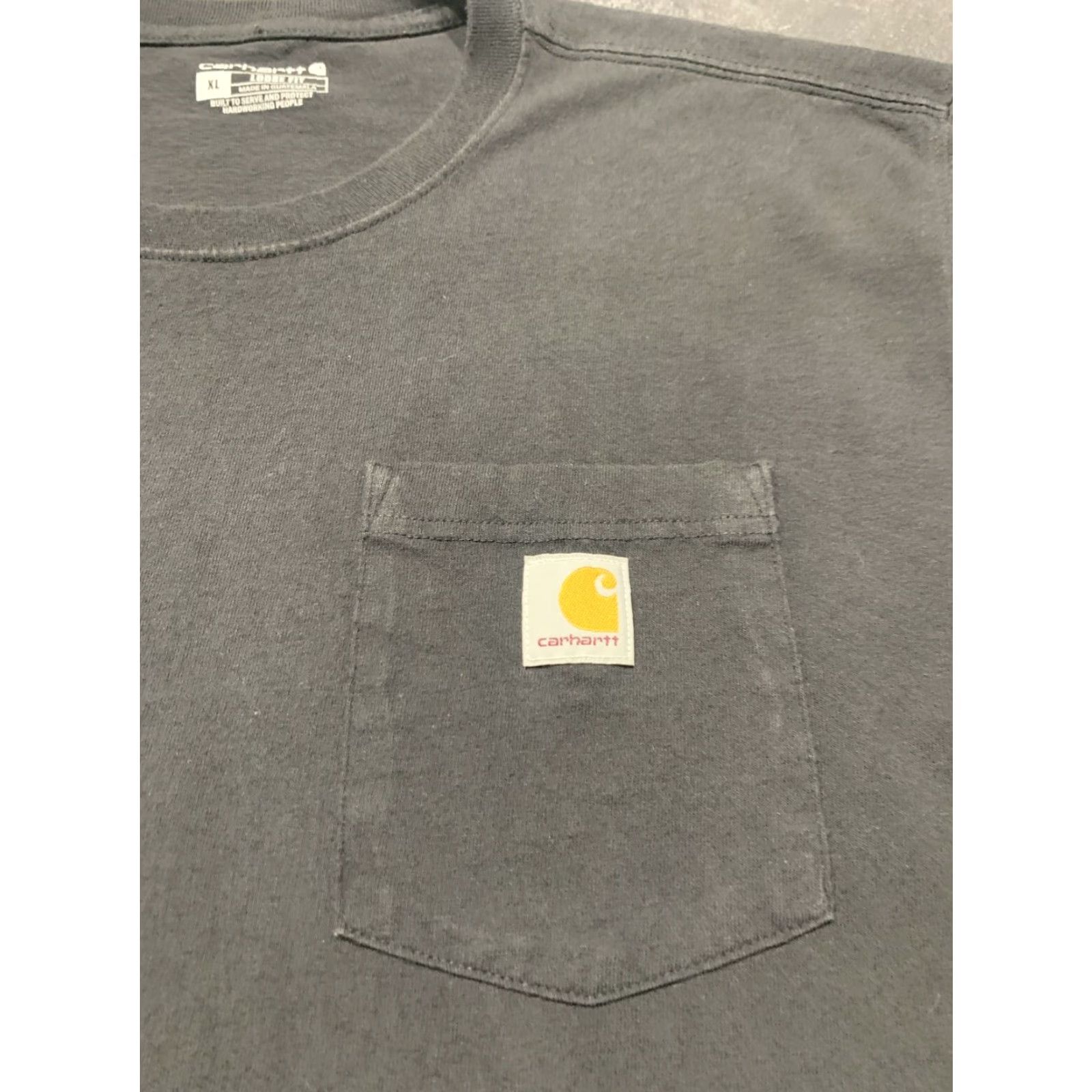 Carhartt CARHARTT Classic Outdoor Black Pocketed T-Shirt XL Mens Size US XL / EU 56 / 4 - 3 Thumbnail
