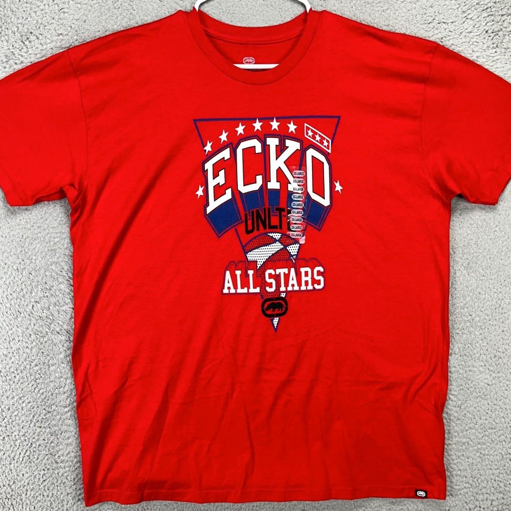 Ecko Unltd. Ecko Unltd. Mens T-Shirt 2XL Red Graphic Print Short Sleeve Tee Cotton NEW Size US XXL / EU 58 / 5 - 3 Thumbnail