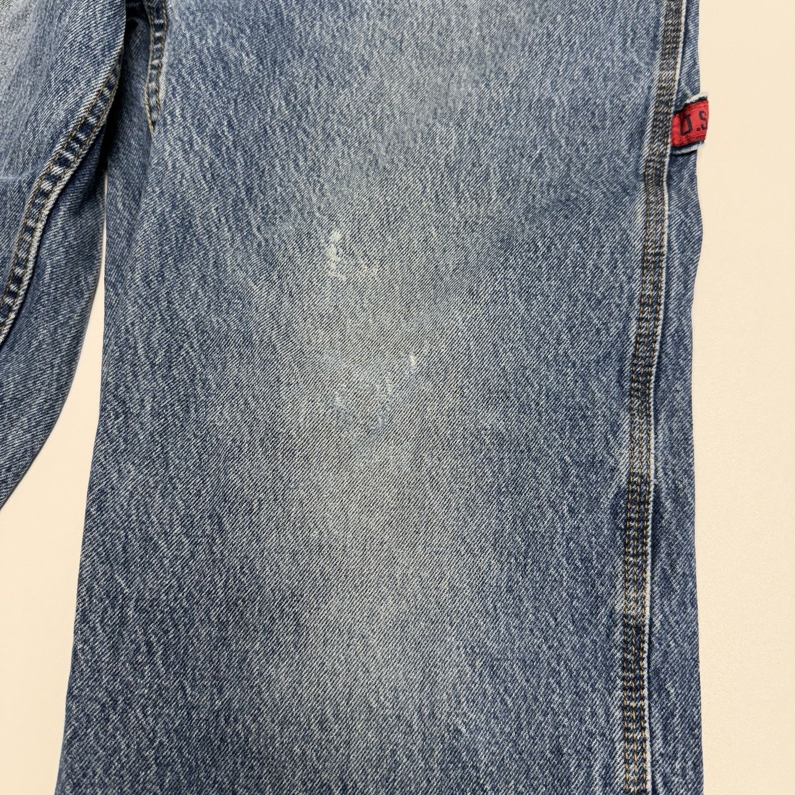 U.S. Polo Assn. Vintage US Polo Assn Carpenter Jeans Mens 30x29 Blue Y2K Ska Size US 30 / EU 46 - 7 Thumbnail