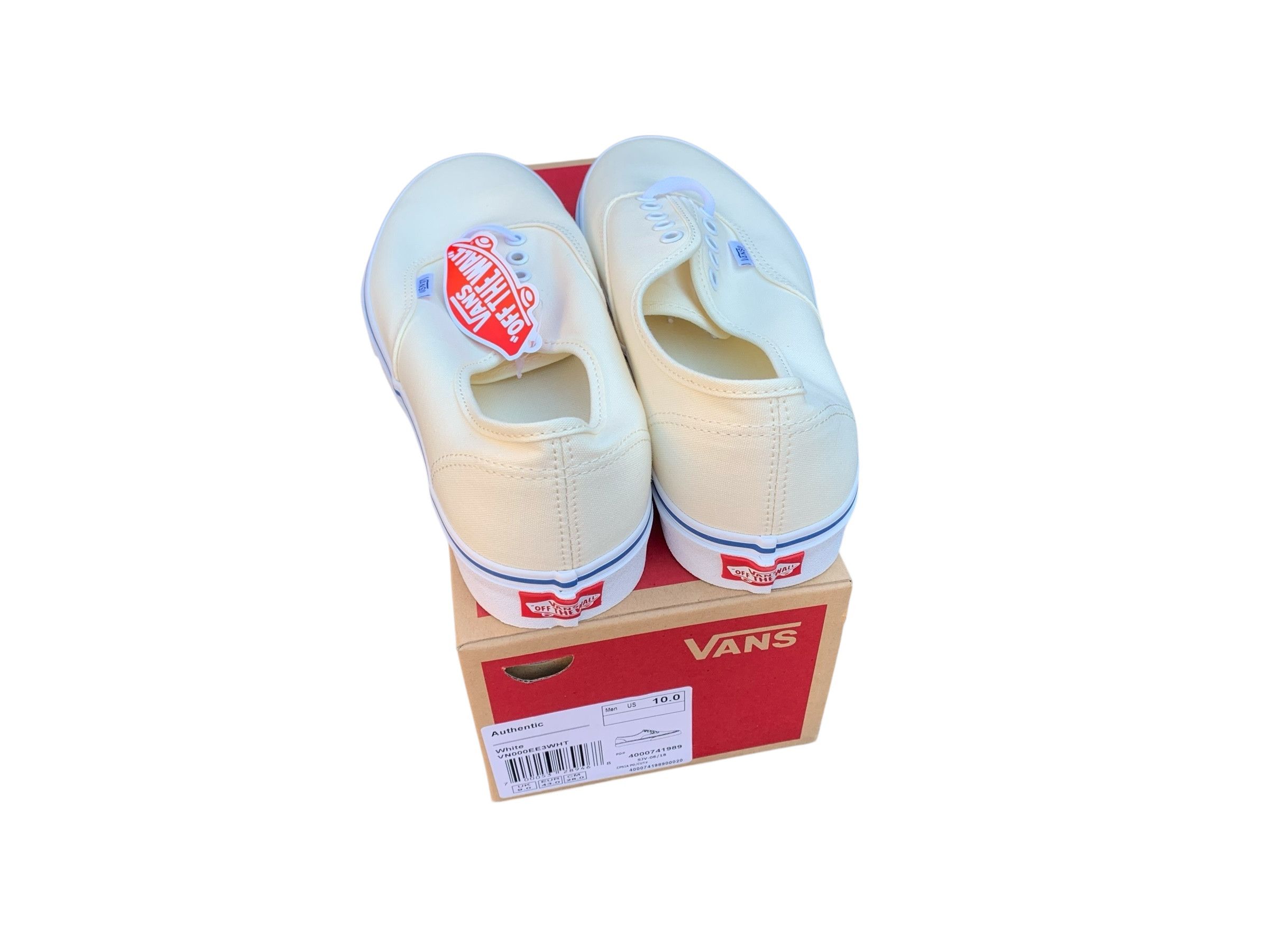 Vans Vans Authentic White Low - 4000741989 Size US 10 / EU 43 - 4 Thumbnail