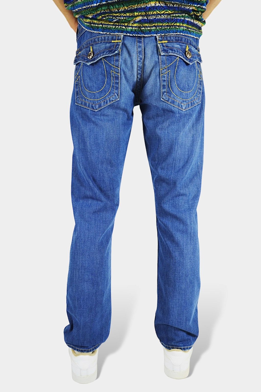 True Religion Y2k True Religion USA Straight Baggy Fit Painted Denim Size US 30 / EU 46 - 4 Thumbnail
