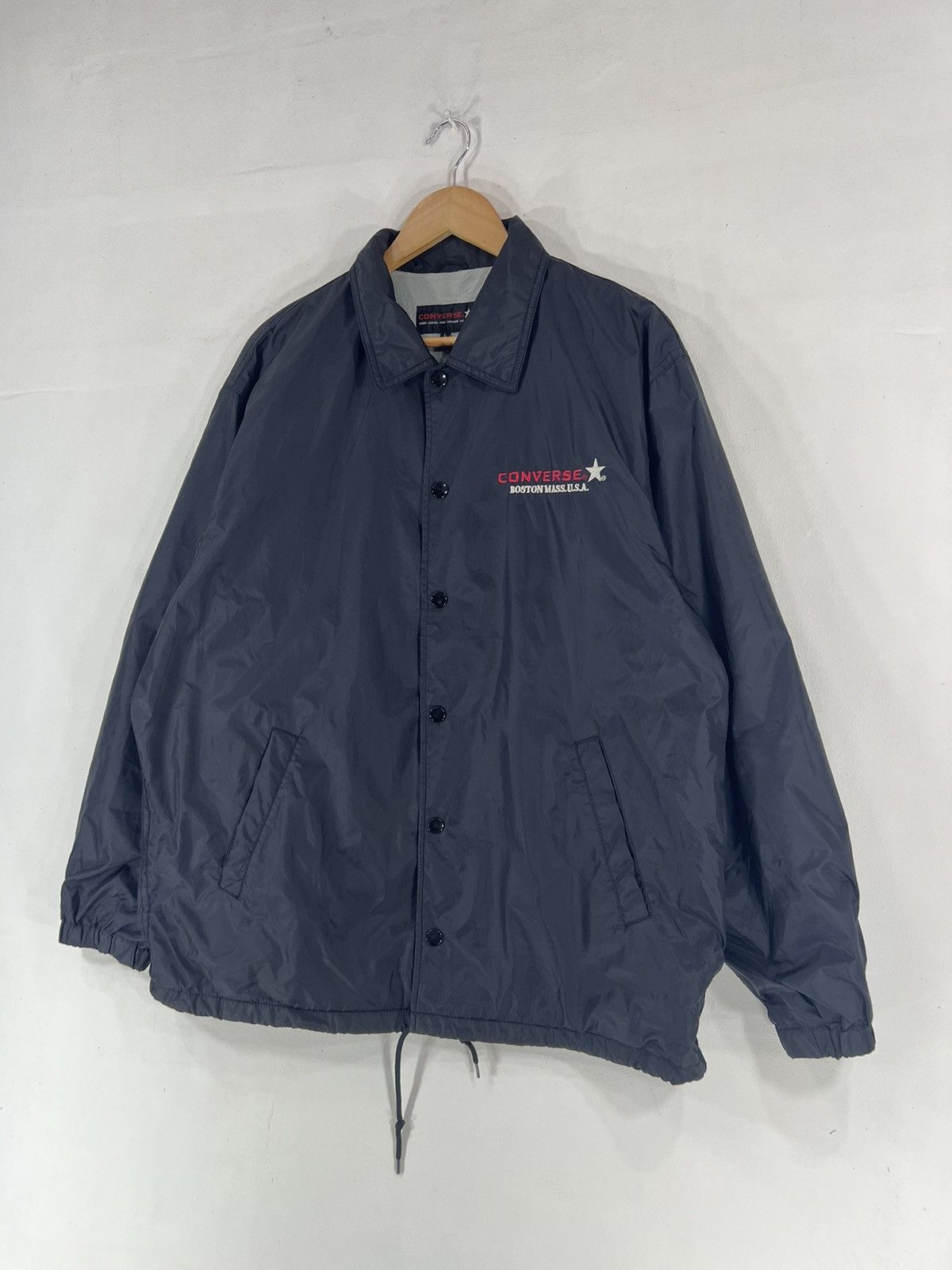 Converse × Vintage Vintage 90's Converse Coach Jacket Size US L / EU 52-54 / 3 - 5 Thumbnail