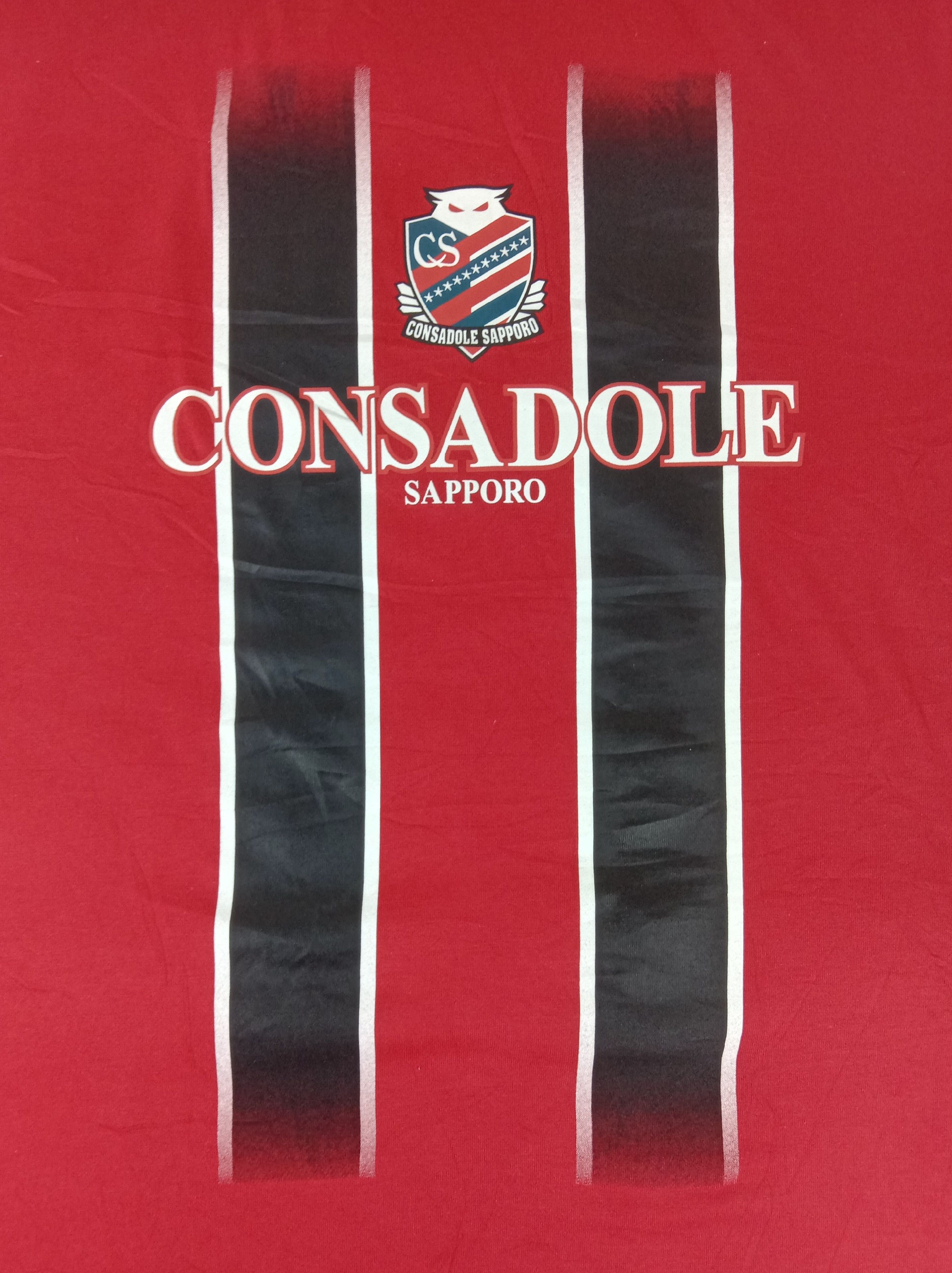 Japanese Brand Vintage J.League x Consadole Sapporo Fan Tee Size US XL / EU 56 / 4 - 2 Thumbnail